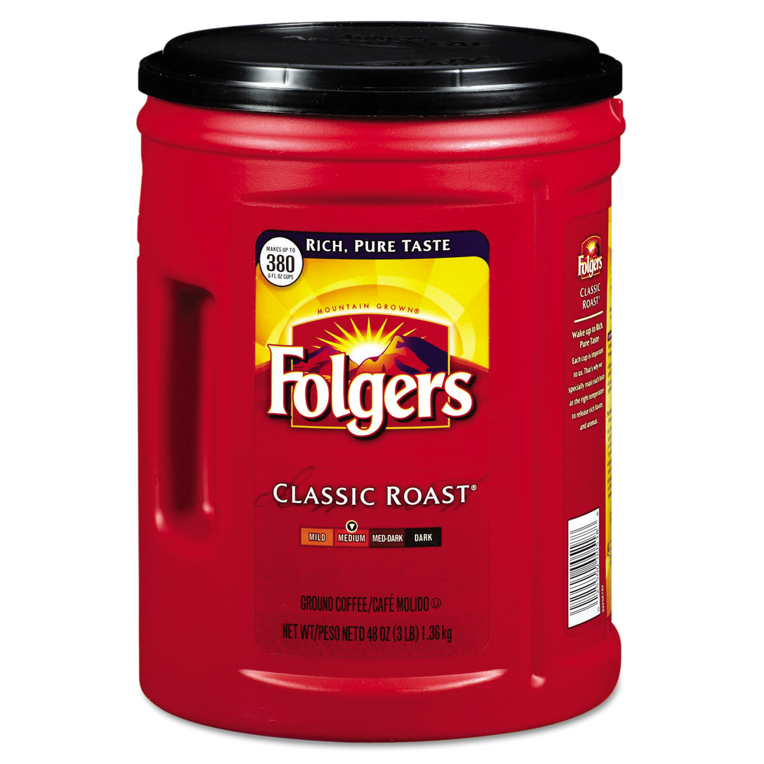  Folgers 2550000529C Coffee, Classic Roast, 48oz Can (FOL0529C) 