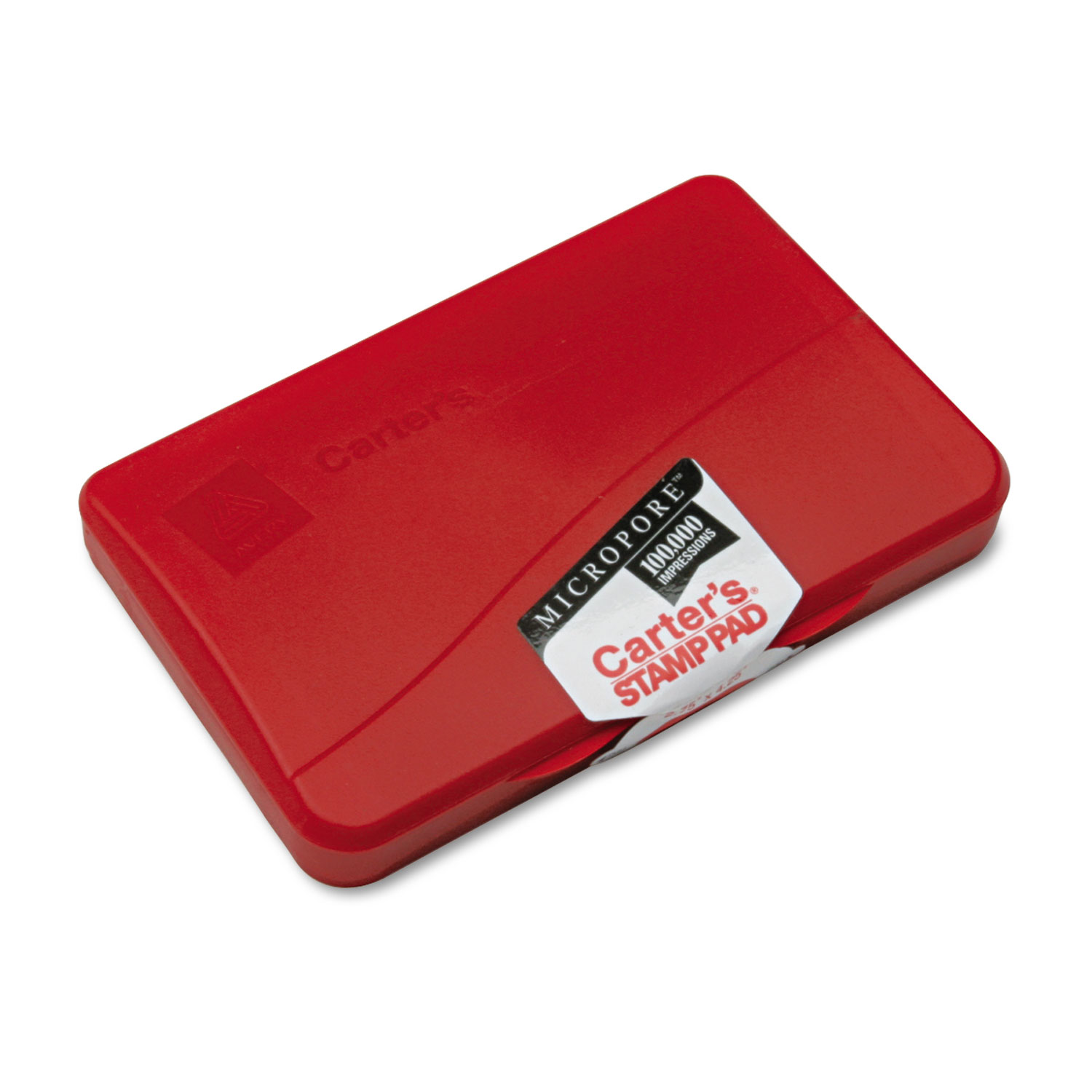  Carter's 21271 Micropore Stamp Pad, 4 1/4 x 2 3/4, Red (AVE21271) 
