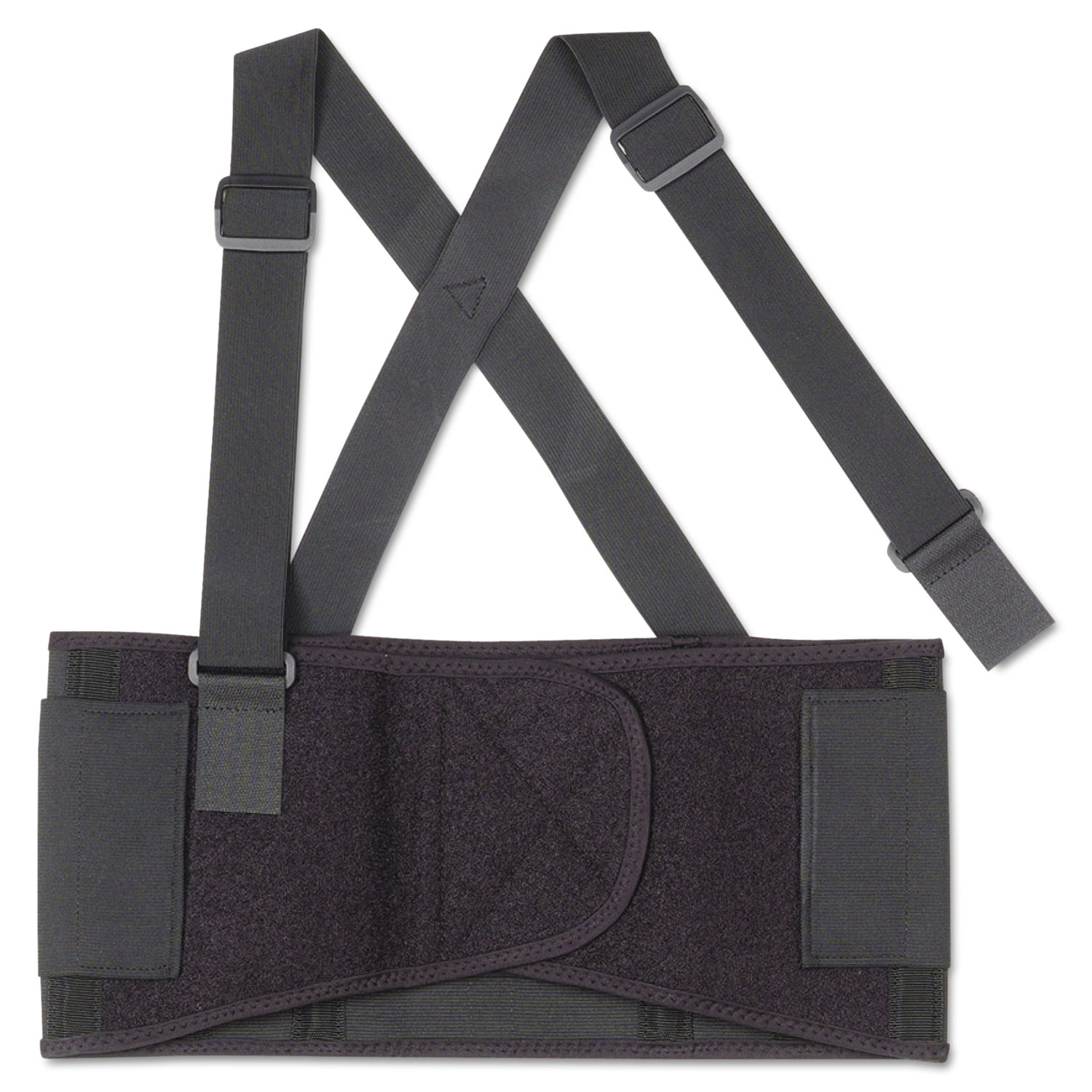 ProFlex 1650 Economy Elastic Back Support Brace, Large, 34″ to 38″ Waist, Black