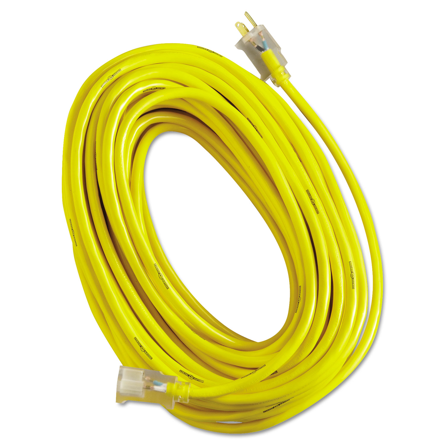 Yellow Jacket Power Cord, 12/3 AWG, 100ft