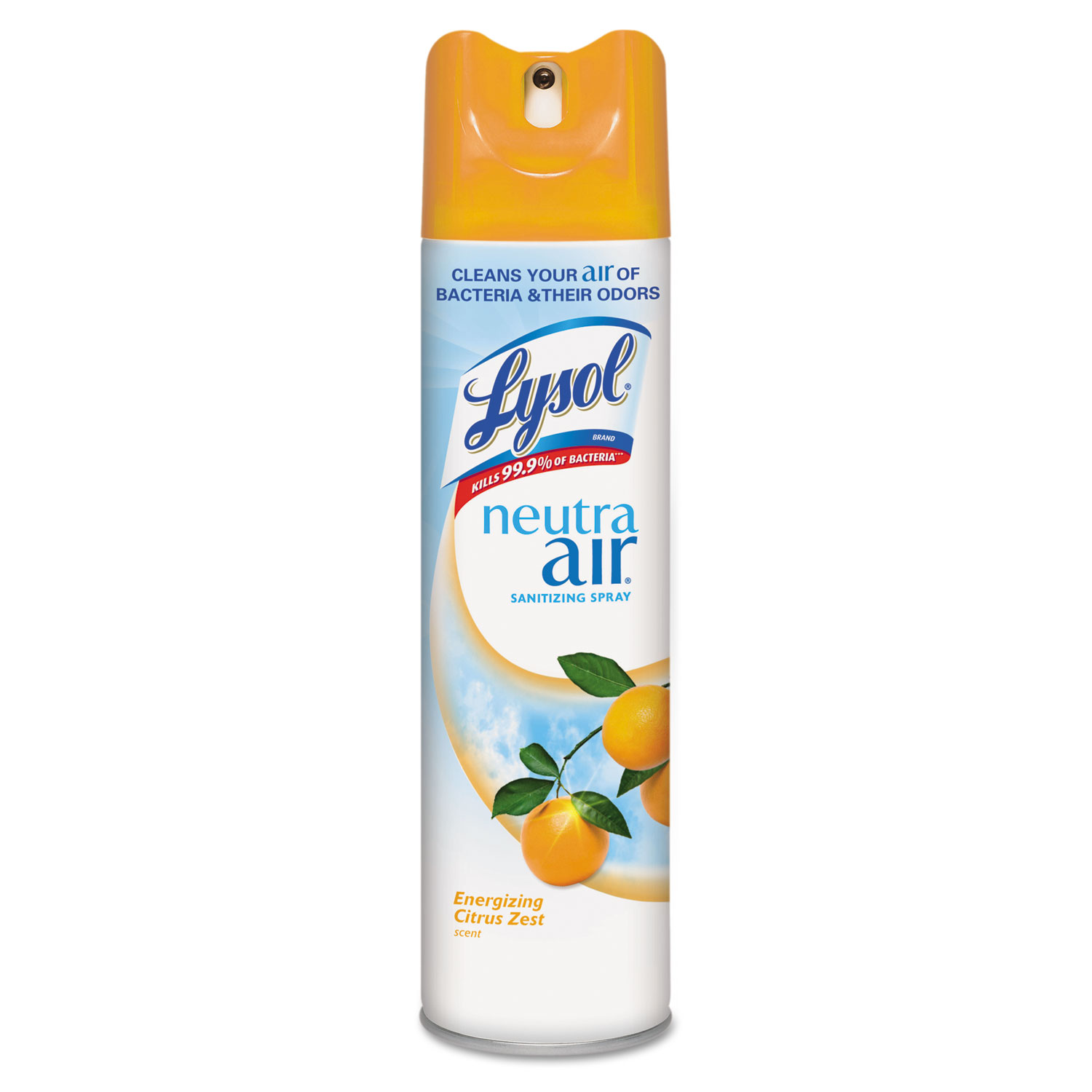  LYSOL Neutra Air 19200-76940 Sanitizing Spray, Sanitizing Spray, Citrus, Aerosol, 10 oz, 12/Carton (RAC76940CT) 
