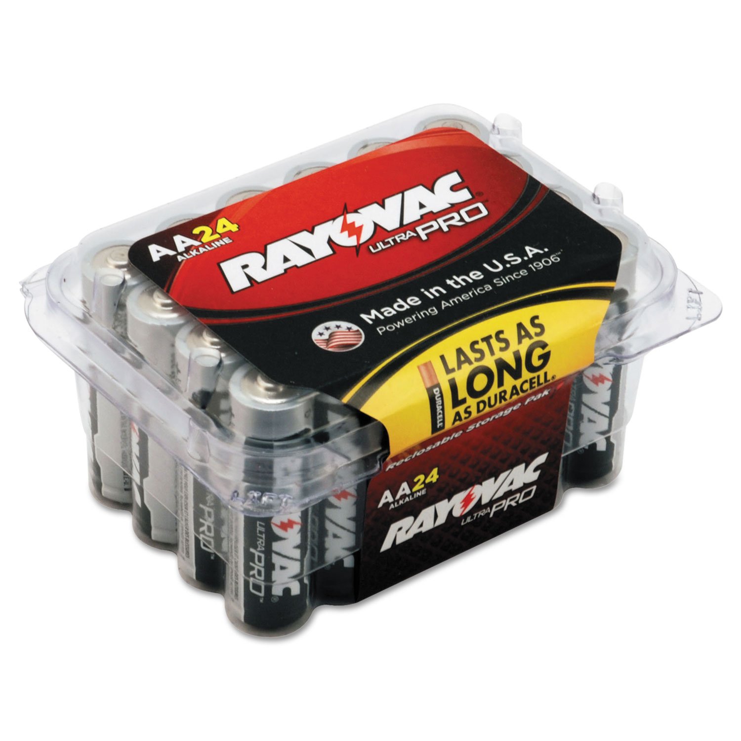 Ultra Pro Alkaline Batteries, AA, 24/Pack