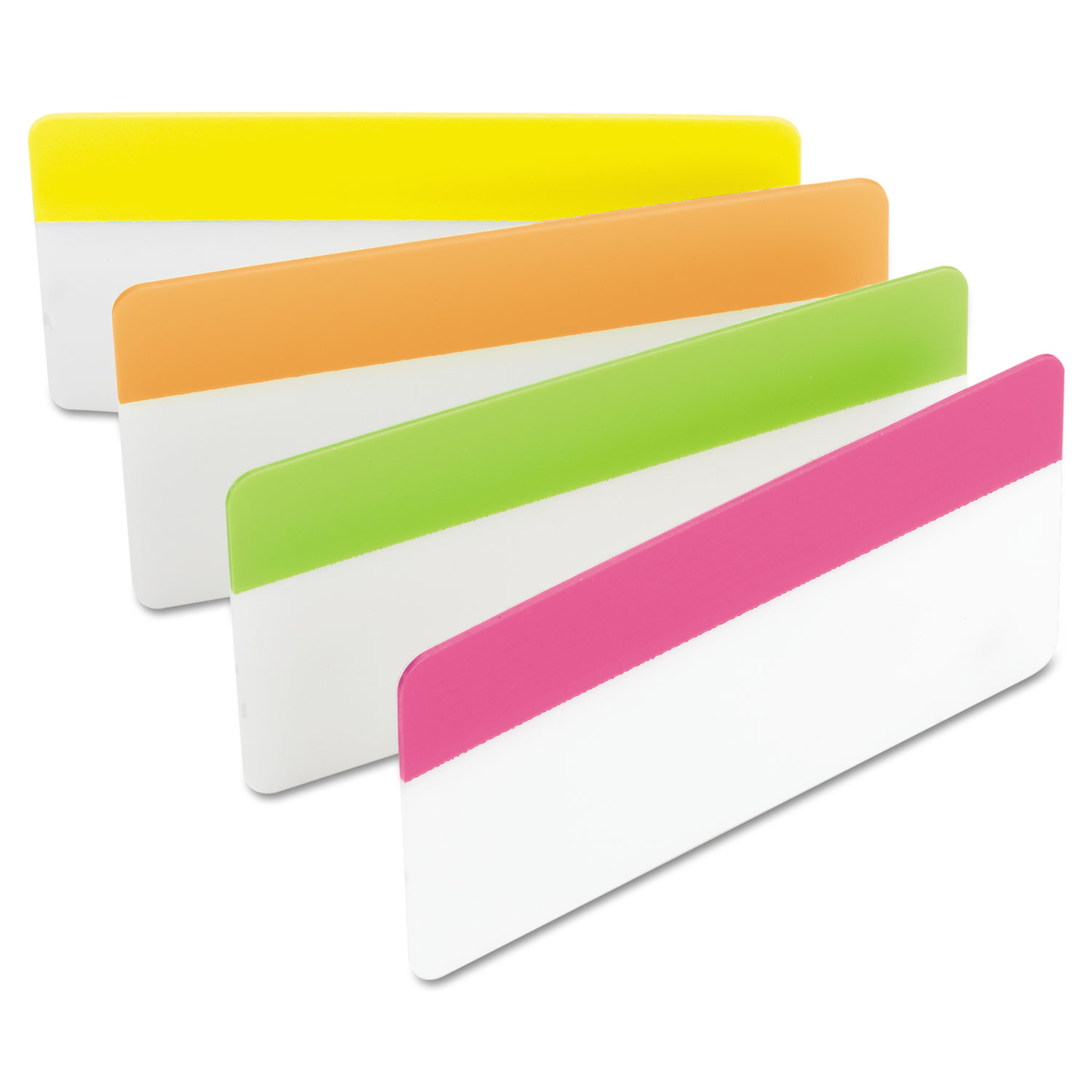  Post-it Tabs 686-PLOY3IN 2 and 3 Tabs, 1/3-Cut Tabs, Assorted Brights, 3 Wide, 24/Pack (MMM686PLOY3IN) 