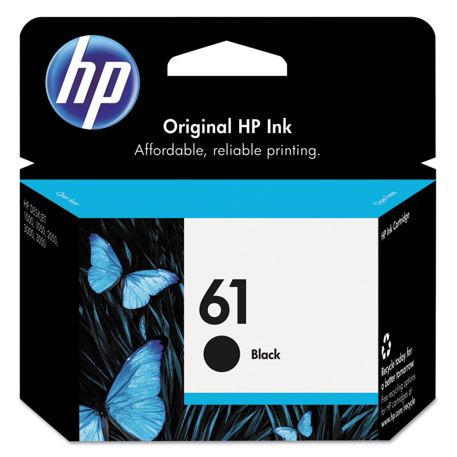  HP CH561WN HP 61, (CH561WN) Black Original Ink Cartridge (HEWCH561WN) 