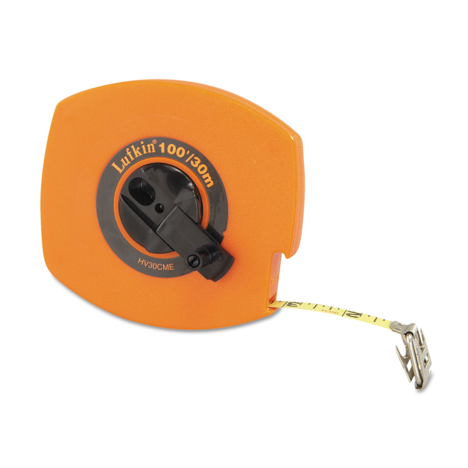 Hi-Viz Universal Lightweight Measuring Tape, 3/8 x 100ft, Orange