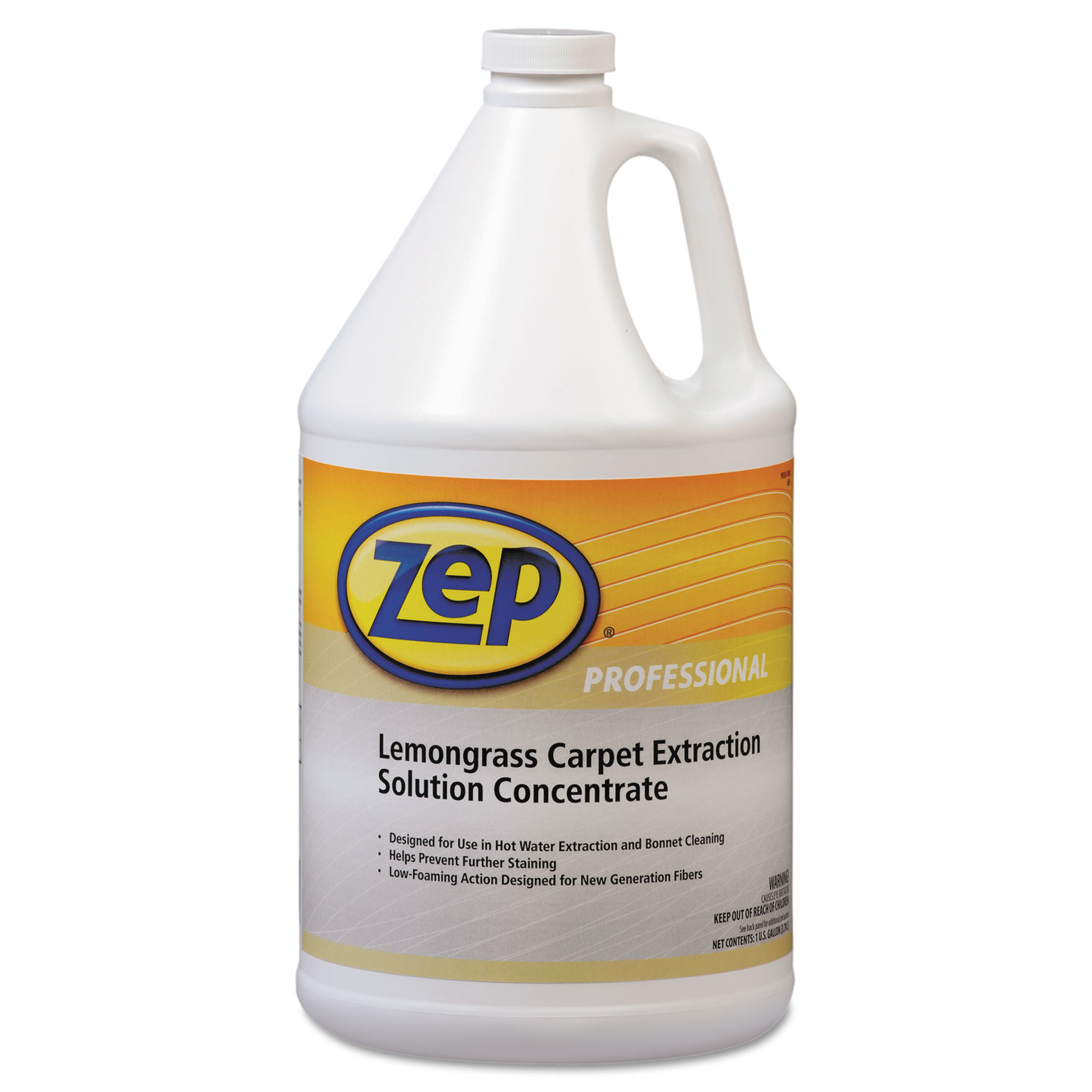  Zep Professional 1041398 Carpet Extraction Cleaner, Lemongrass, 1gal Bottle (ZPP1041398) 