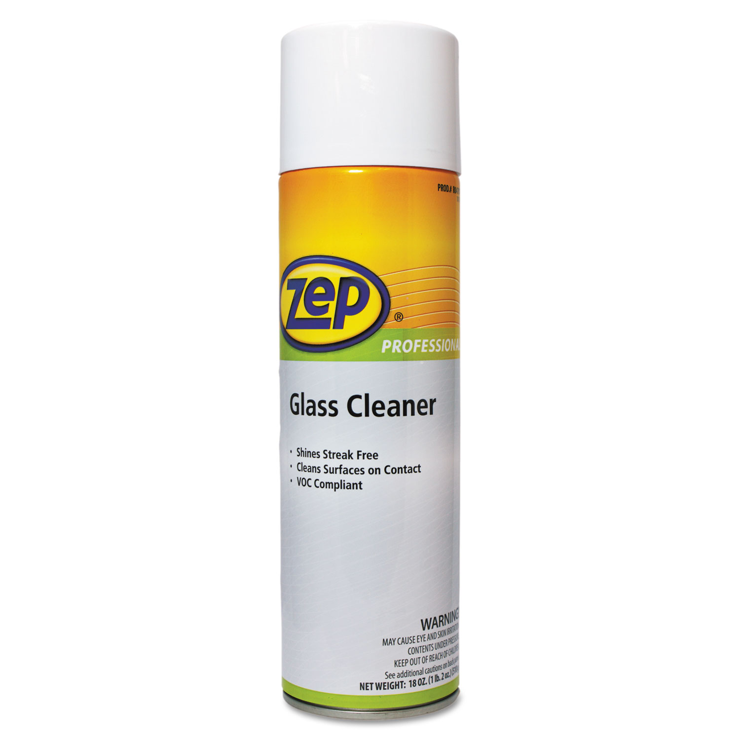  Zep Professional 1042188 Glass Cleaner, 18 oz Can, 12/Carton (ZPP1042188) 