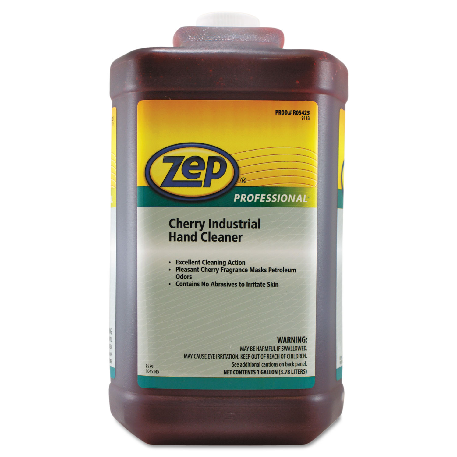  Zep Professional 1045073 Cherry Industrial Hand Cleaner, Cherry, 1 gal Bottle, 4/Carton (AMR1045073) 