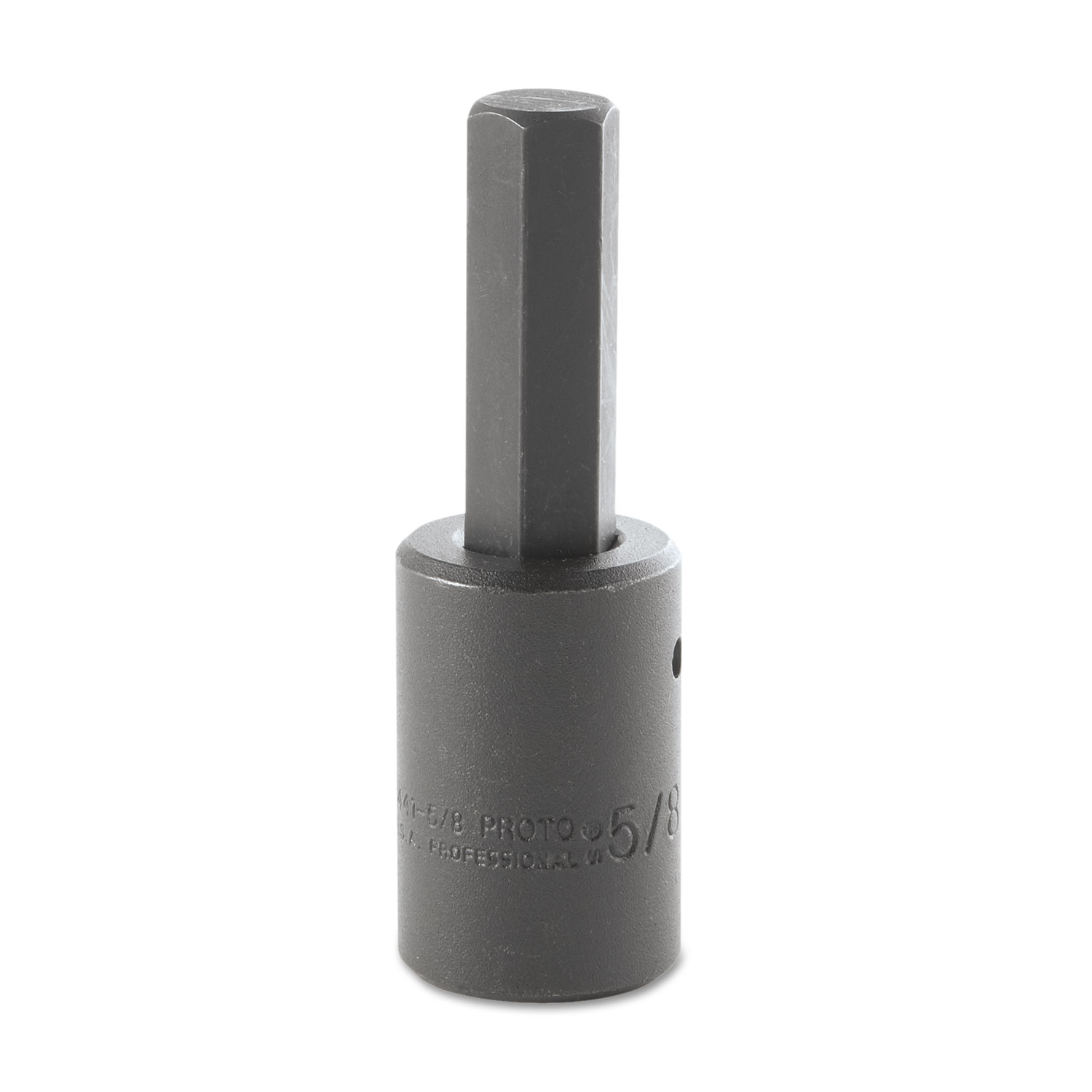 Standard Hex-Bit Impact Socket, 1/2 Drive, 5/8 Bit