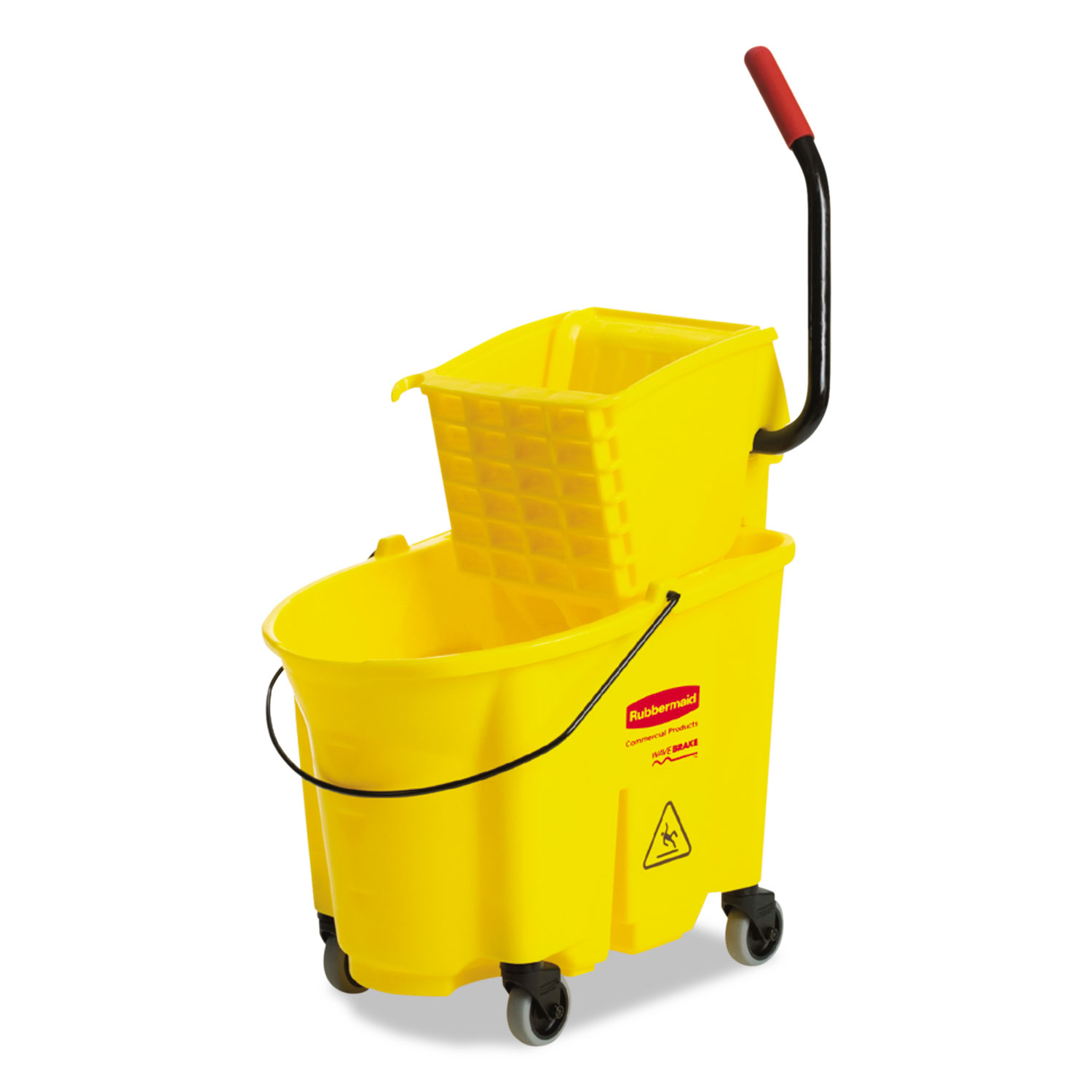 Rubbermaid® Commercial Mopping Bucket and Wringer Combo Pack, Yellow