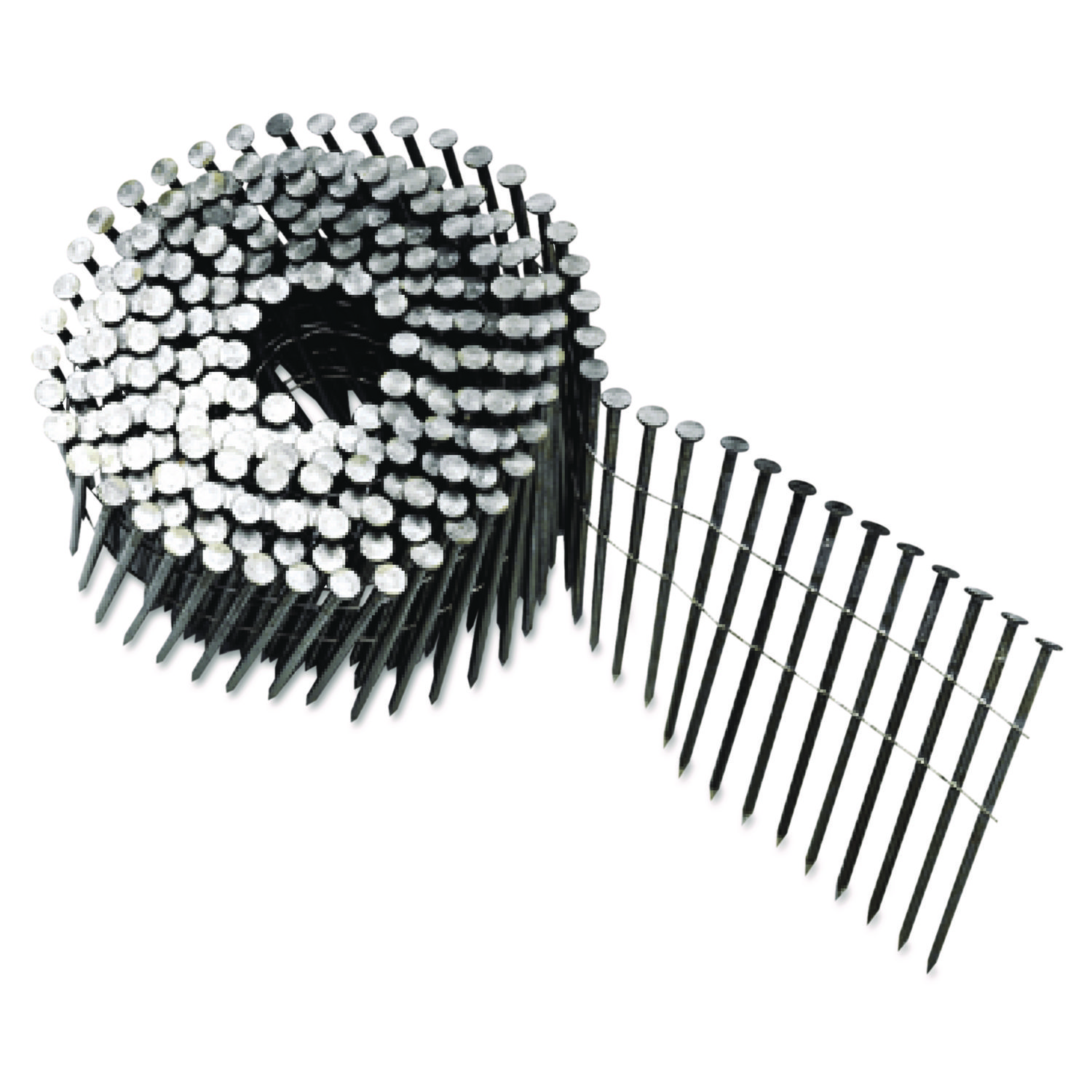 Round Head Framing Nail Coil, 120, Plain, 3"DP Cartridge Savers