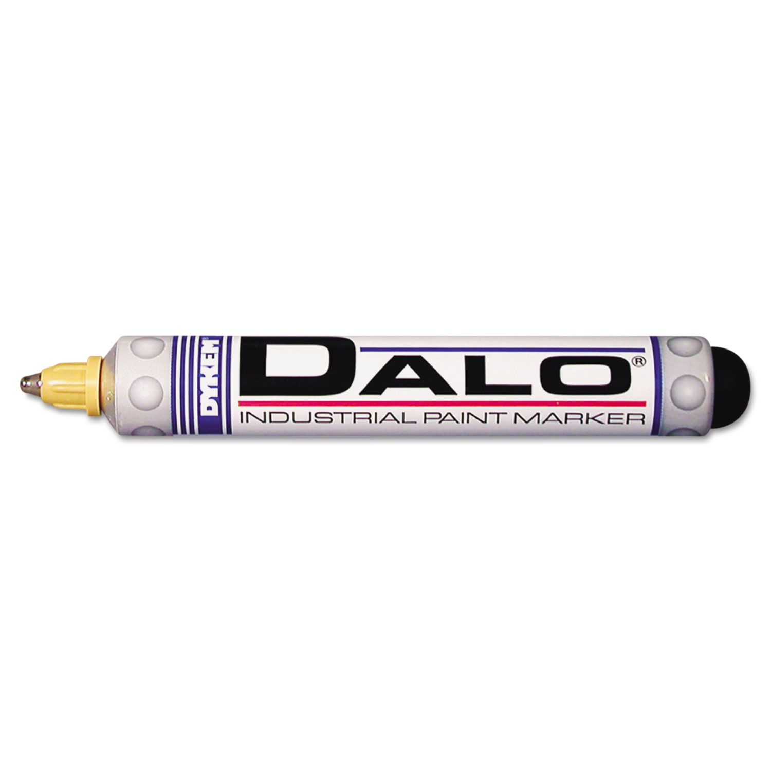  DYKEM 26063 DALO Industrial Paint Marker Pens, Medium Bullet Tip, Yellow (ITW26063) 