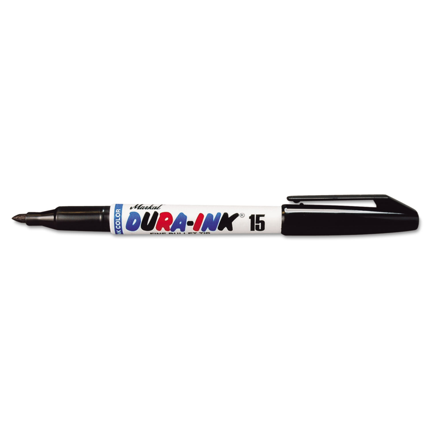  Markal 96023 Dura-Ink 15 Marker 96023, Fine Bullet Tip, Black (MRK96023) 