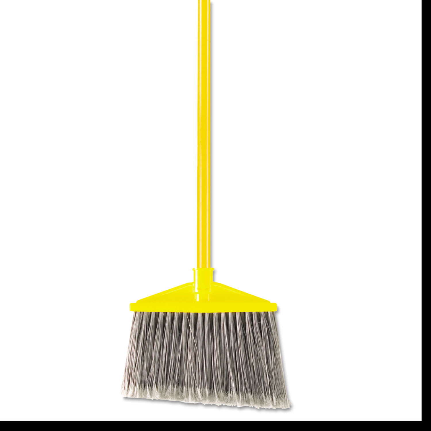  Rubbermaid Commercial 637500GRAY Brute Angle Broom, Flagged, Gray, w/Handle (RCP6375GRAY) 