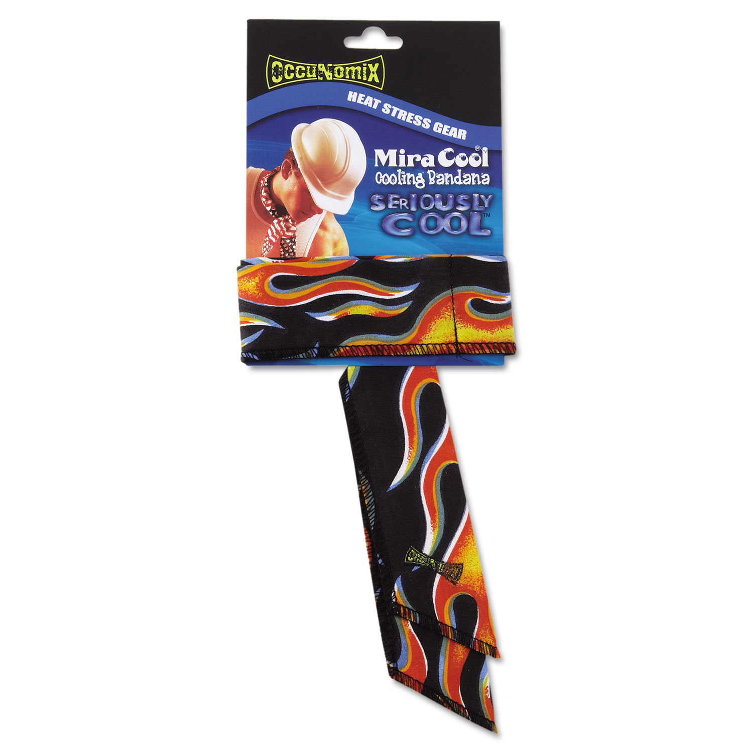 Miracoll Bandana, Big Flames, One Size Fits All