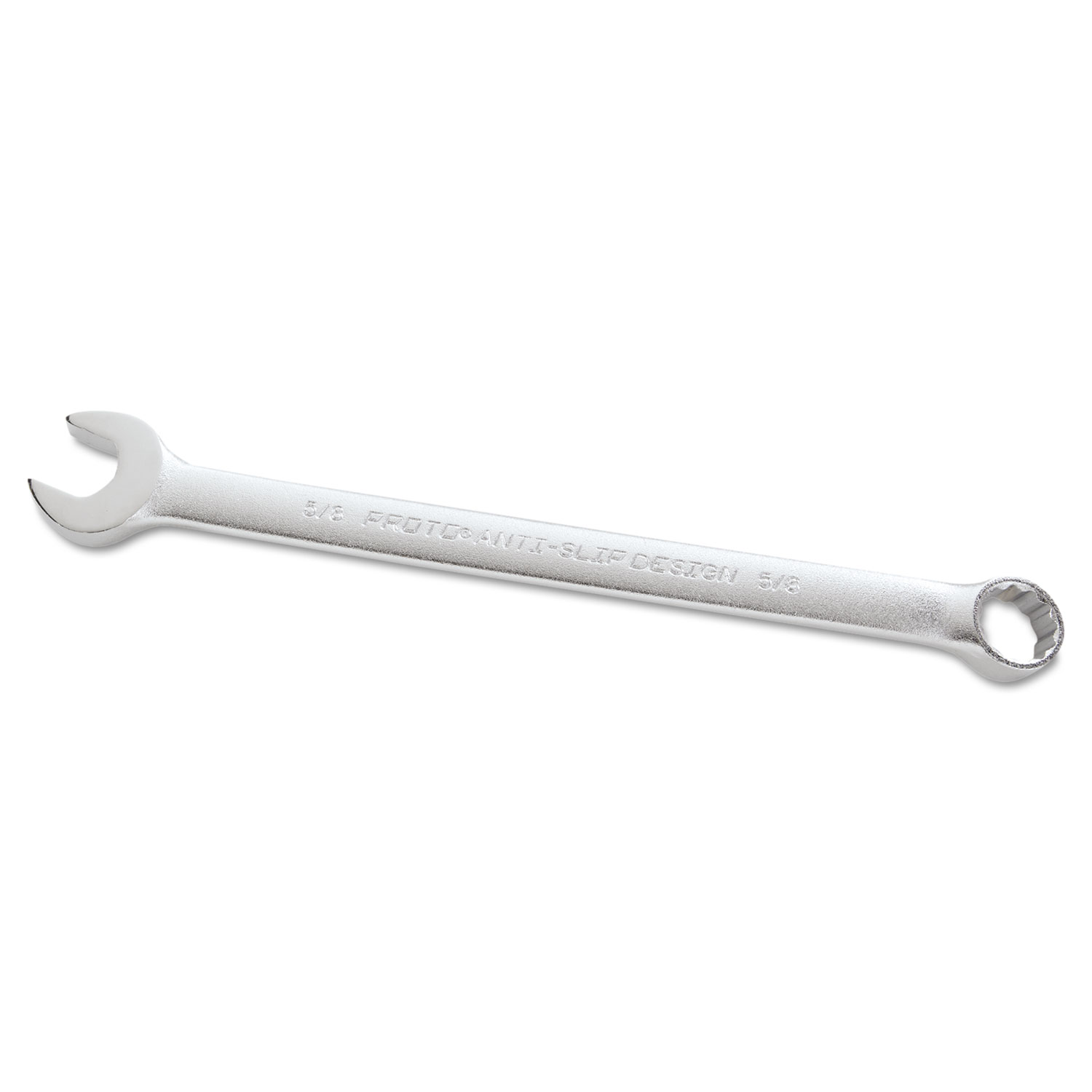 Torqueplus 12-Point Combination Wrench, 5/8 Opening, Satin Finish