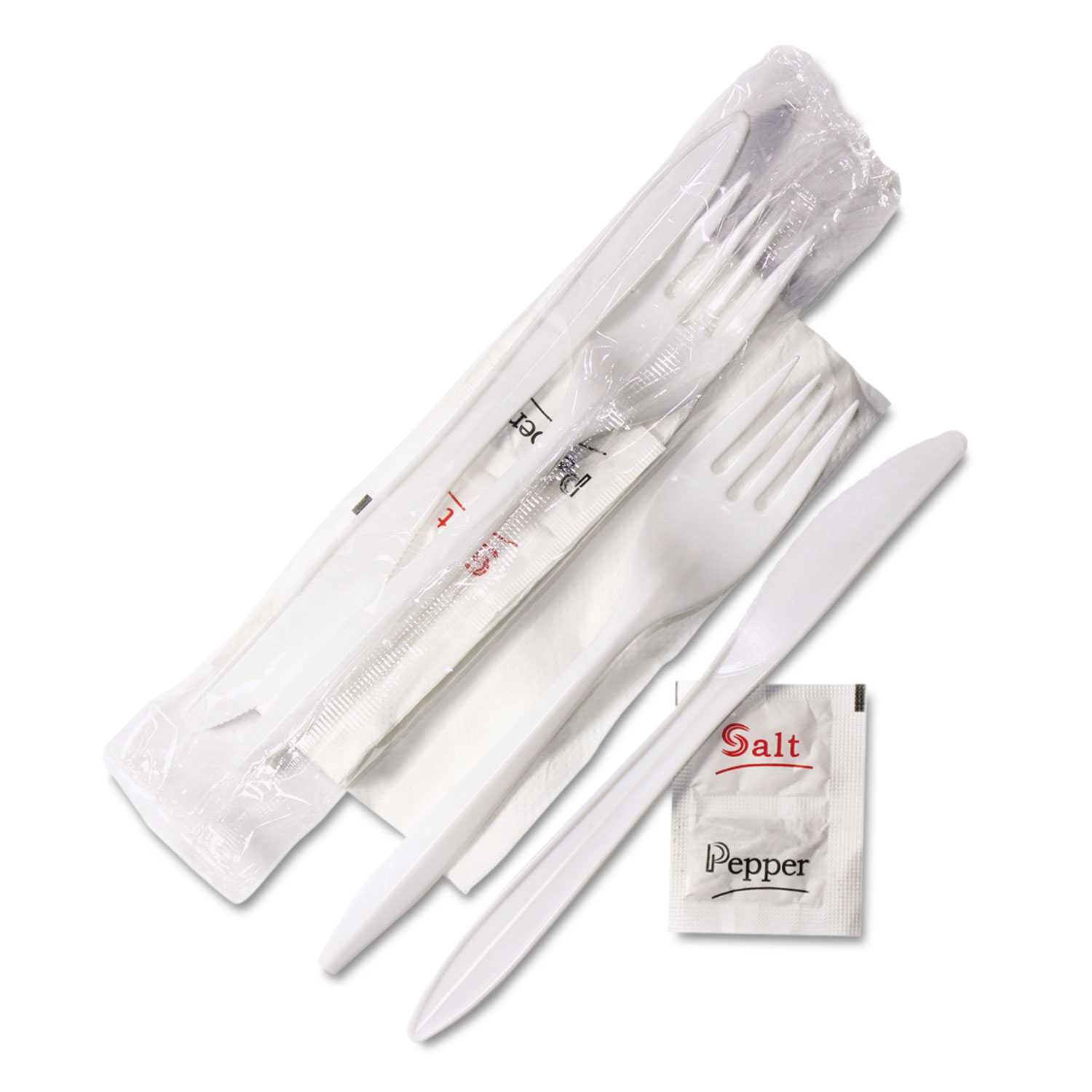 Wrapped Cutlery Kit, 6 1/4