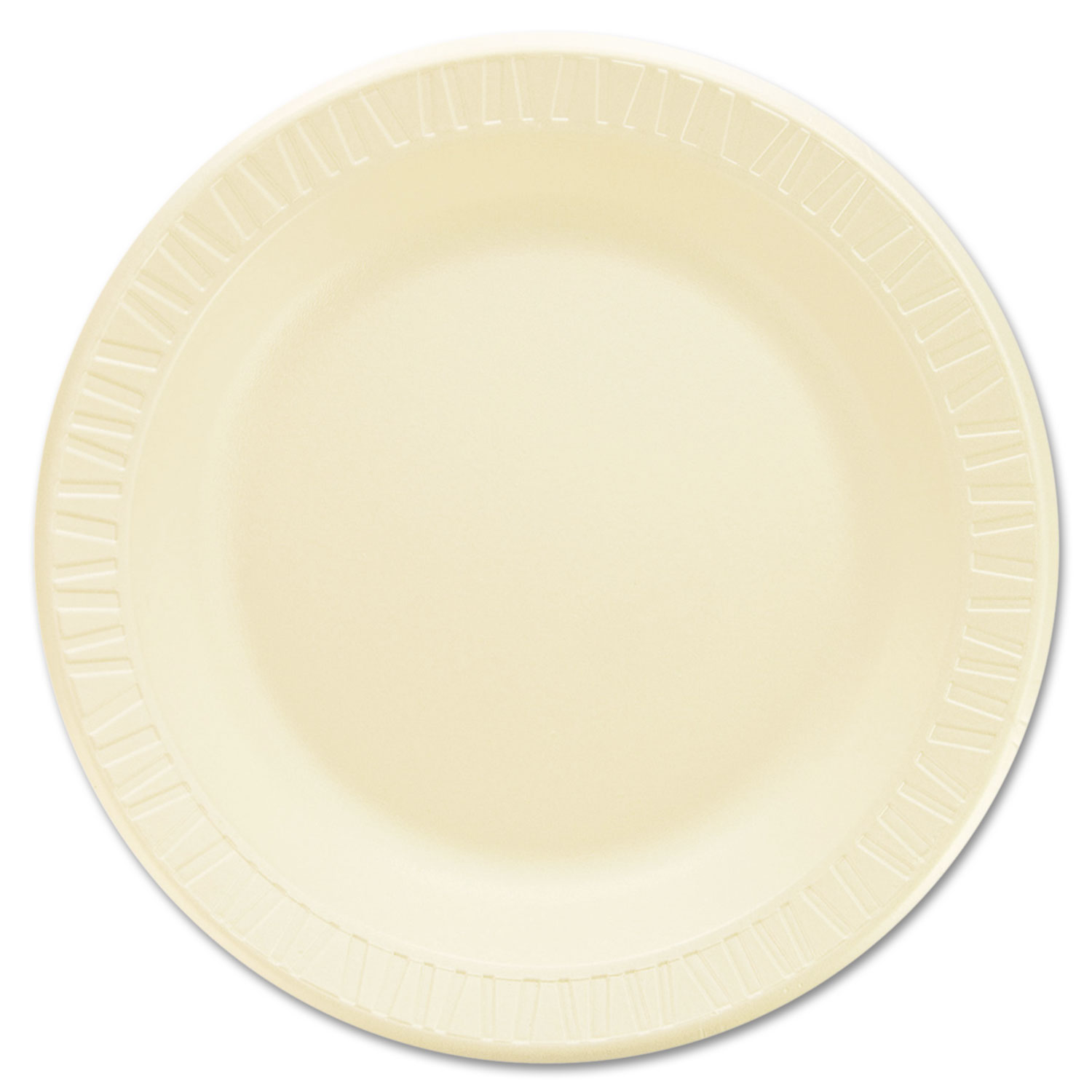  Dart 9PHQR Quiet Classic Laminated Foam Dinnerware, Plate, 9 dia, Honey, 500/Carton (DCC9PHQR) 