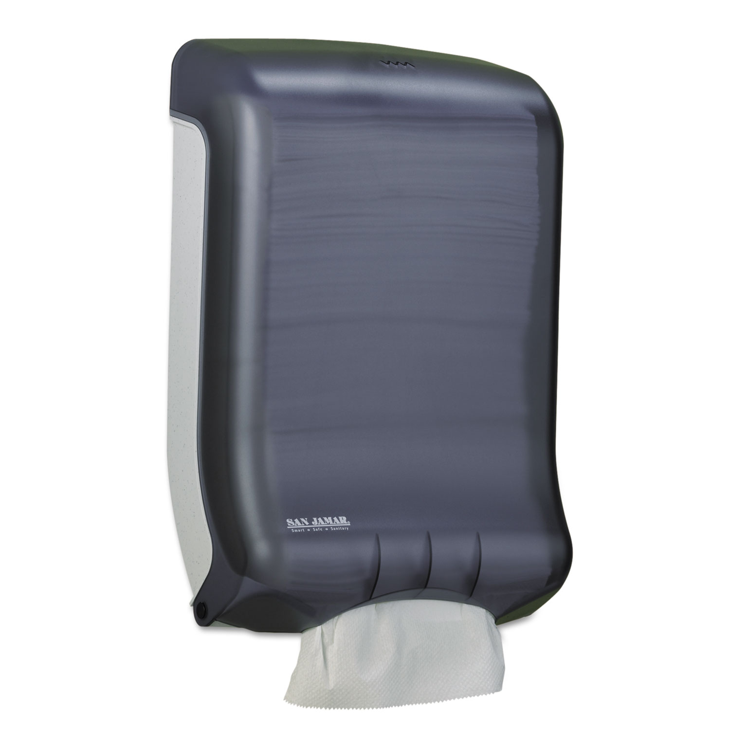  San Jamar T1700TBK Ultrafold Multifold/C-Fold Towel Dispenser, Classic, Black, 11 3/4 x 6 1/4 x 18 (SJMT1700TBK) 