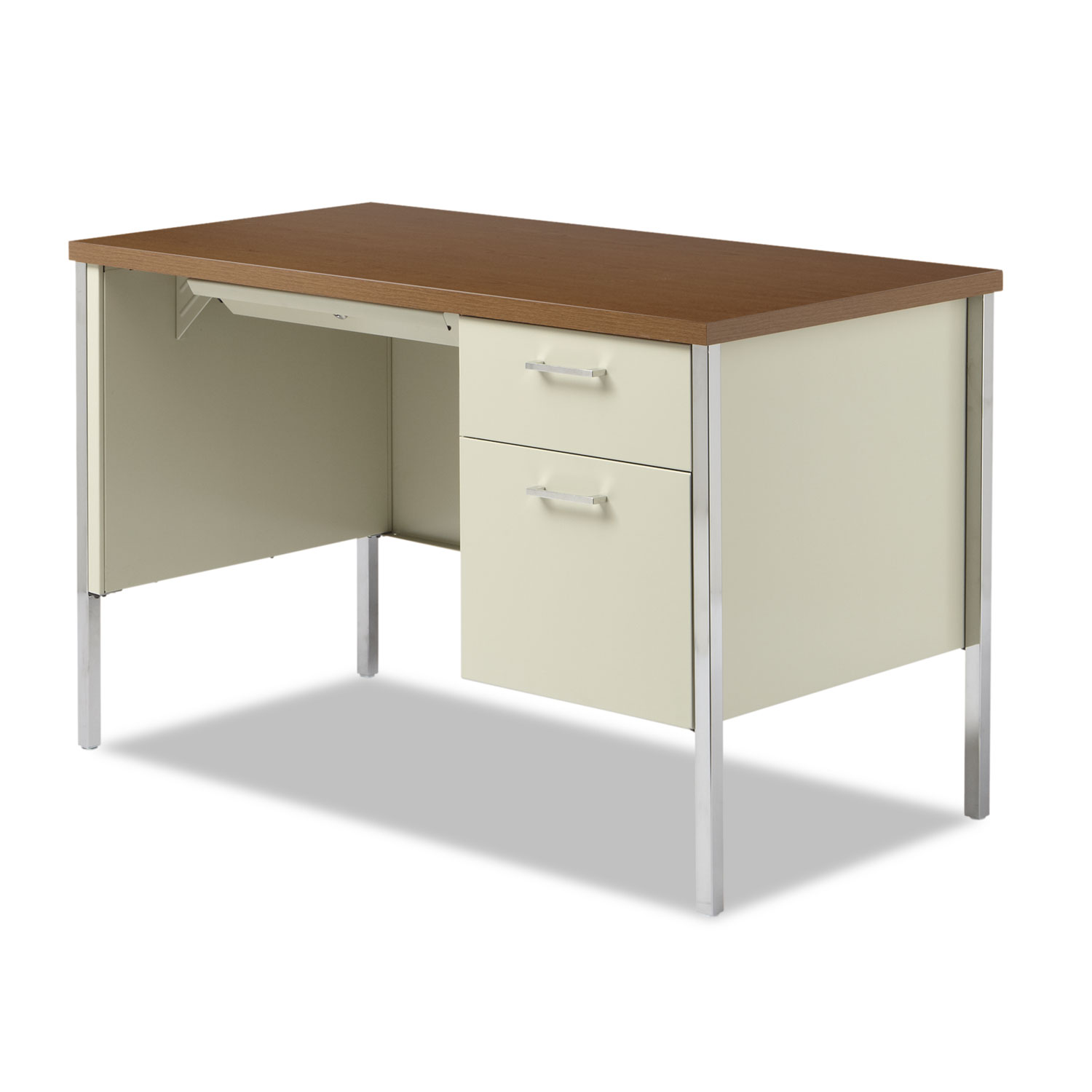 ALESD4524PC Alera® Single Pedestal Steel Desk - Zuma