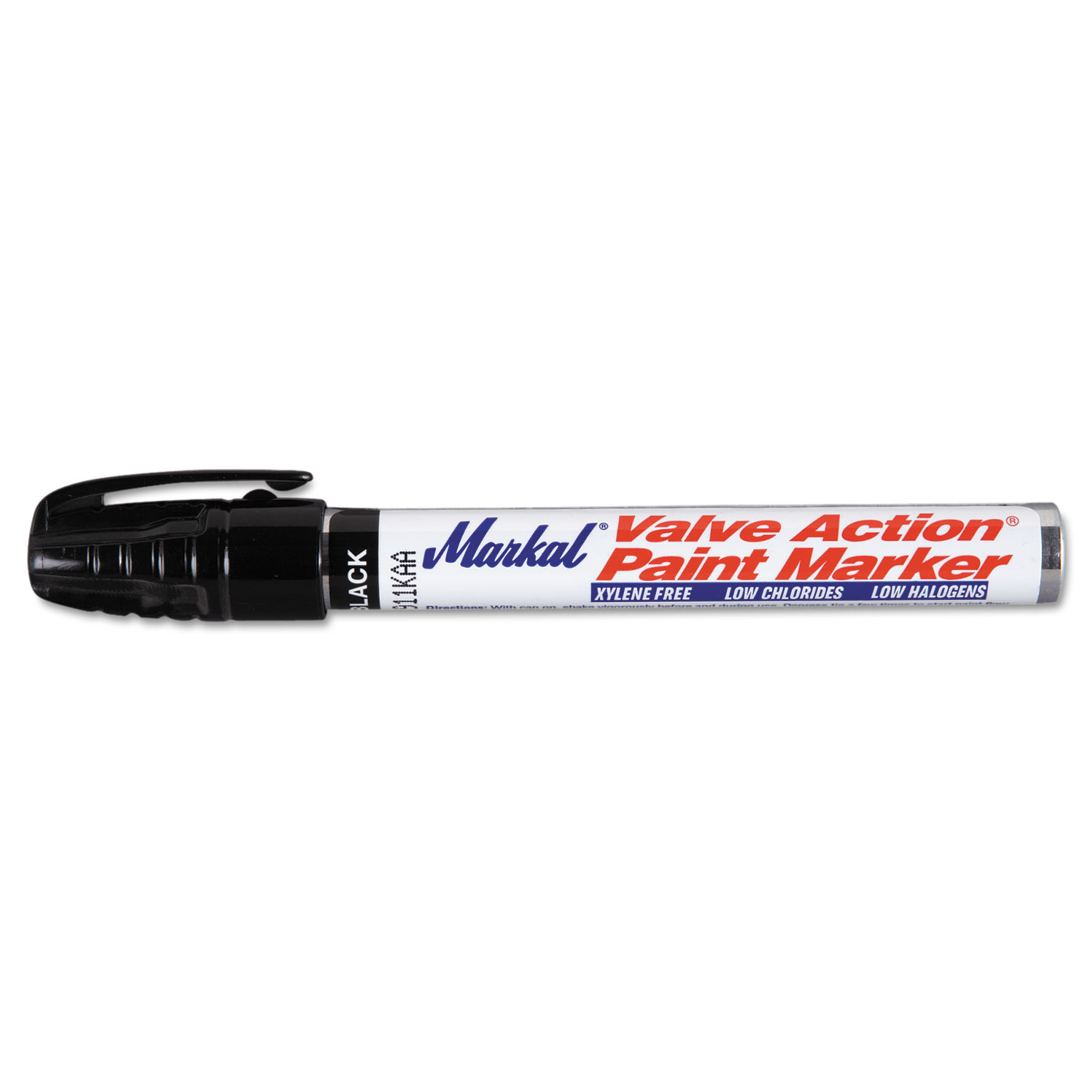  Markal 96823 Valve Action Paint Marker 96823, Medium Bullet Tip, Black (MRK96823) 
