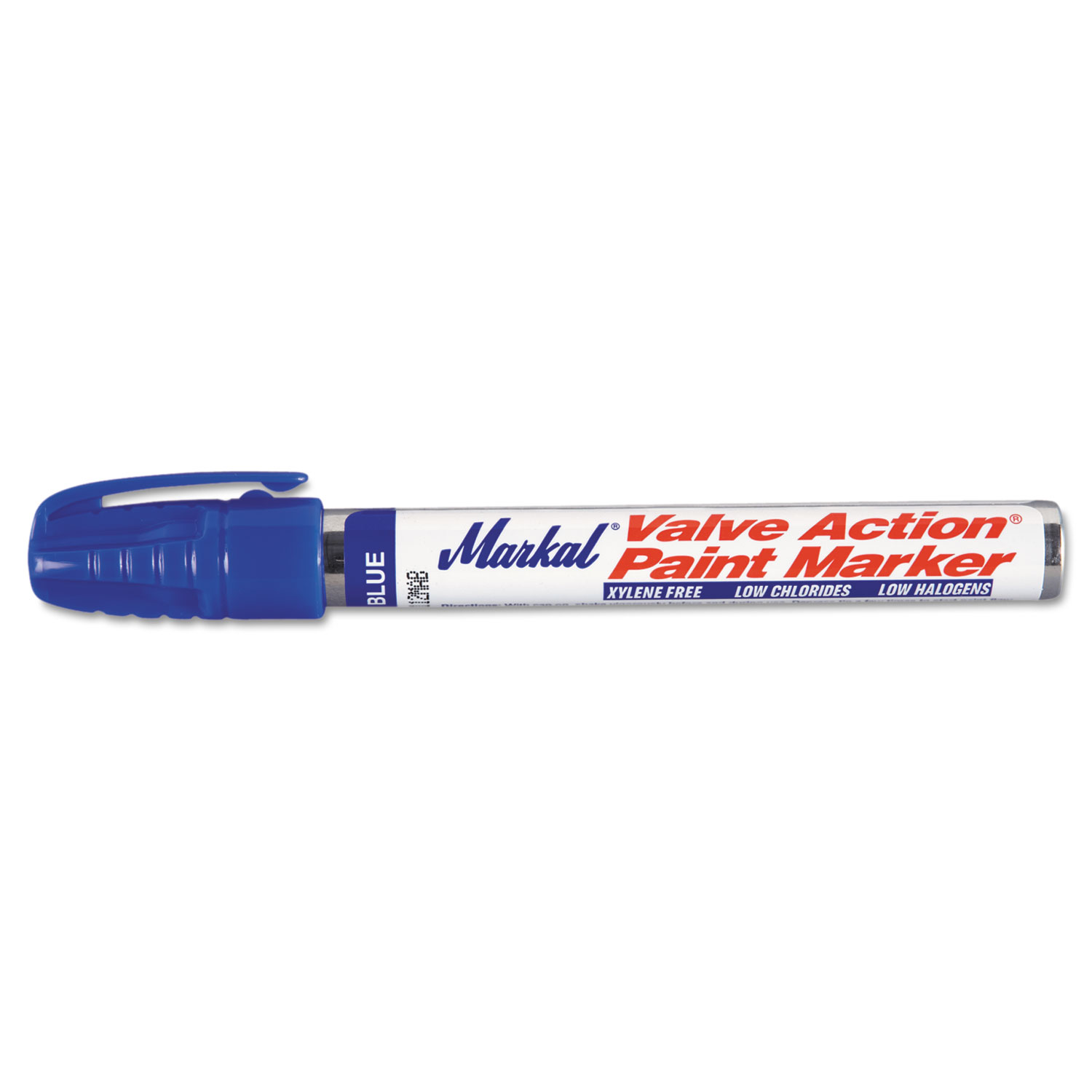  Markal 96825 Valve Action Paint Marker 96825, Medium Bullet Tip, Blue (MRK96825) 