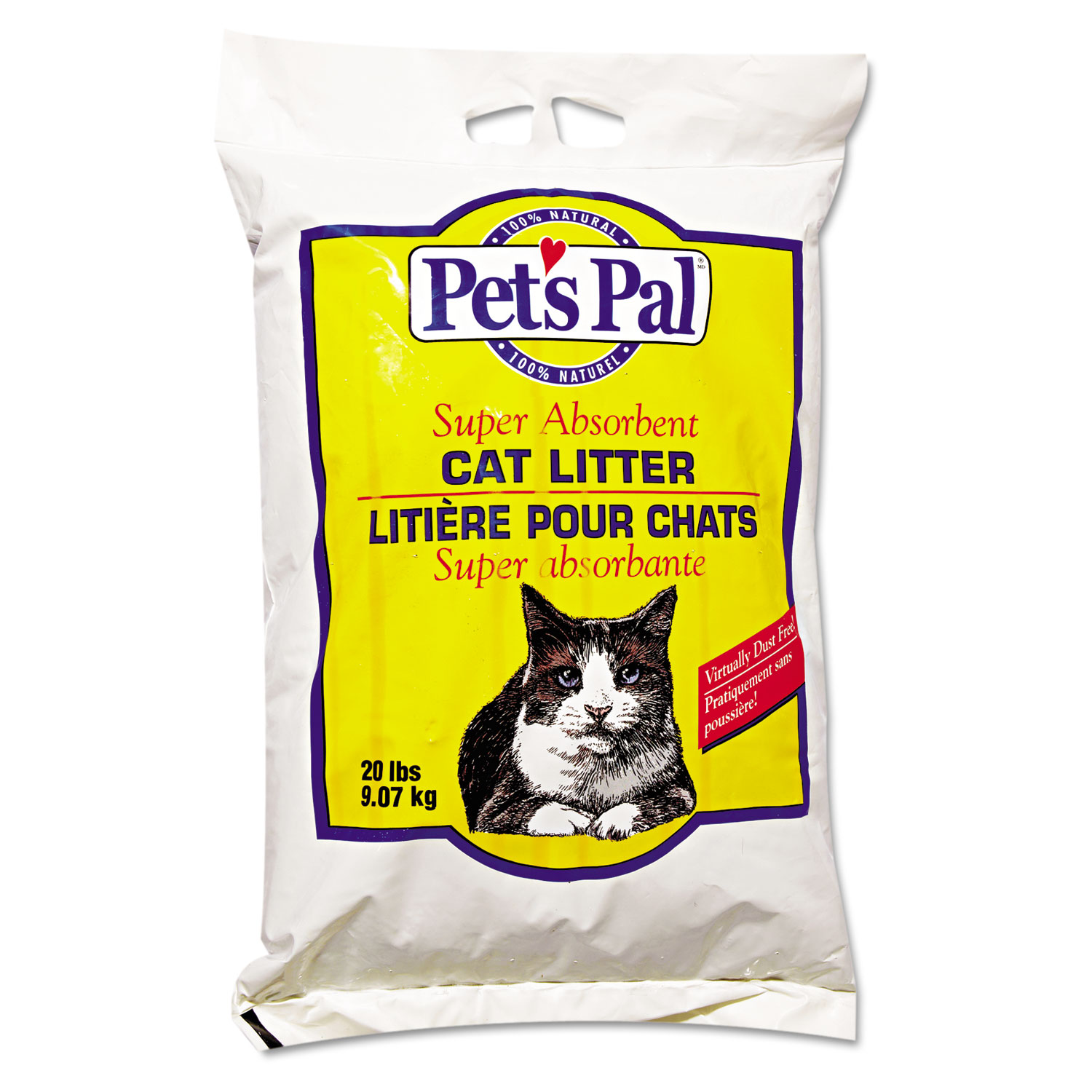  Pet's Pal 7001011 Traditional Clay Kitty Litter, 100% Natural, Gray (HOS7001011) 