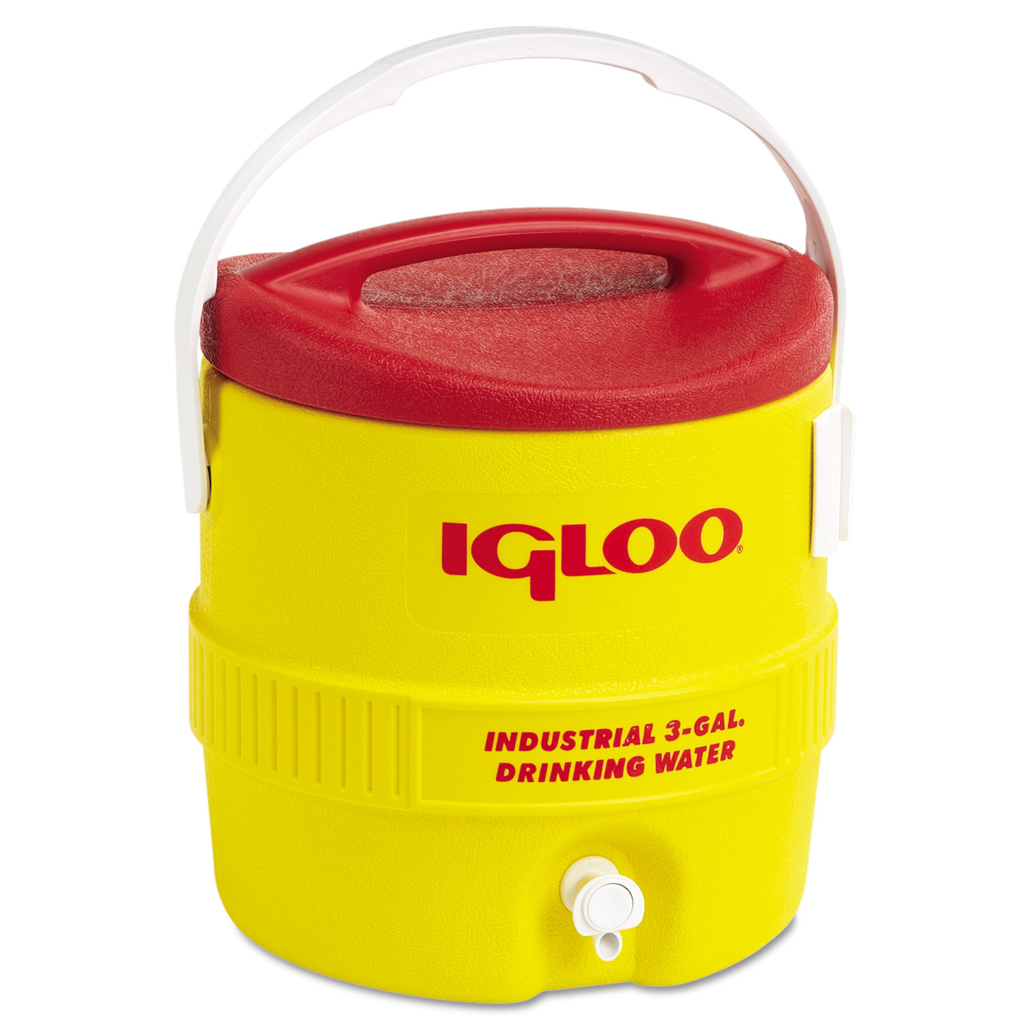  Igloo 431 Industrial Water Cooler, 3 gal, Yellow Red (IGL431) 