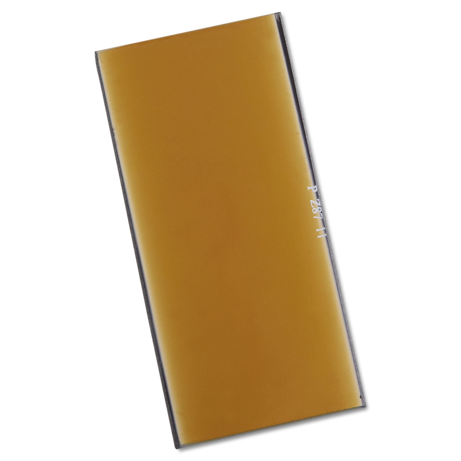 Gold Filter Plate, 2 x 4, #11, Glass