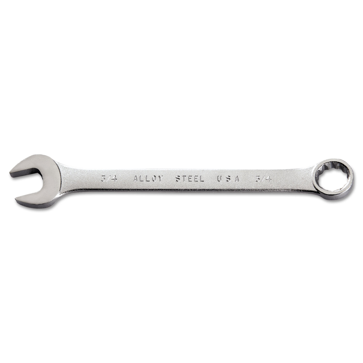 12-Point Fractional Combination Wrench, 3/4, Matte Finish