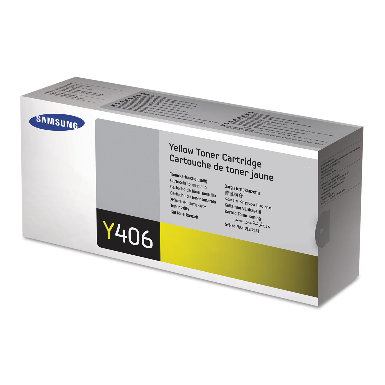 CLTY406S Toner, 1000 Page-Yield, Yellow