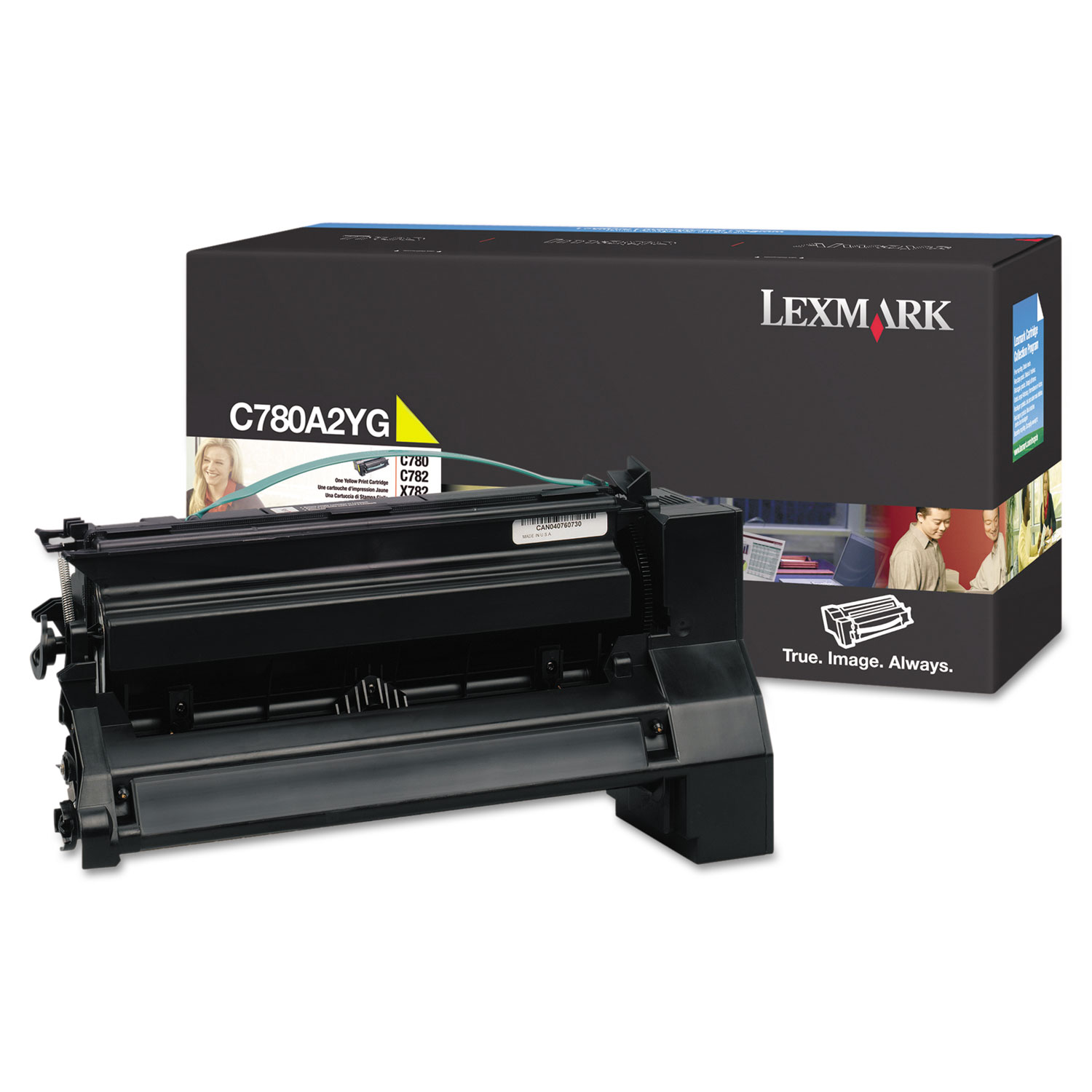 C780A2YG Toner, 6000 Page-Yield, Yellow