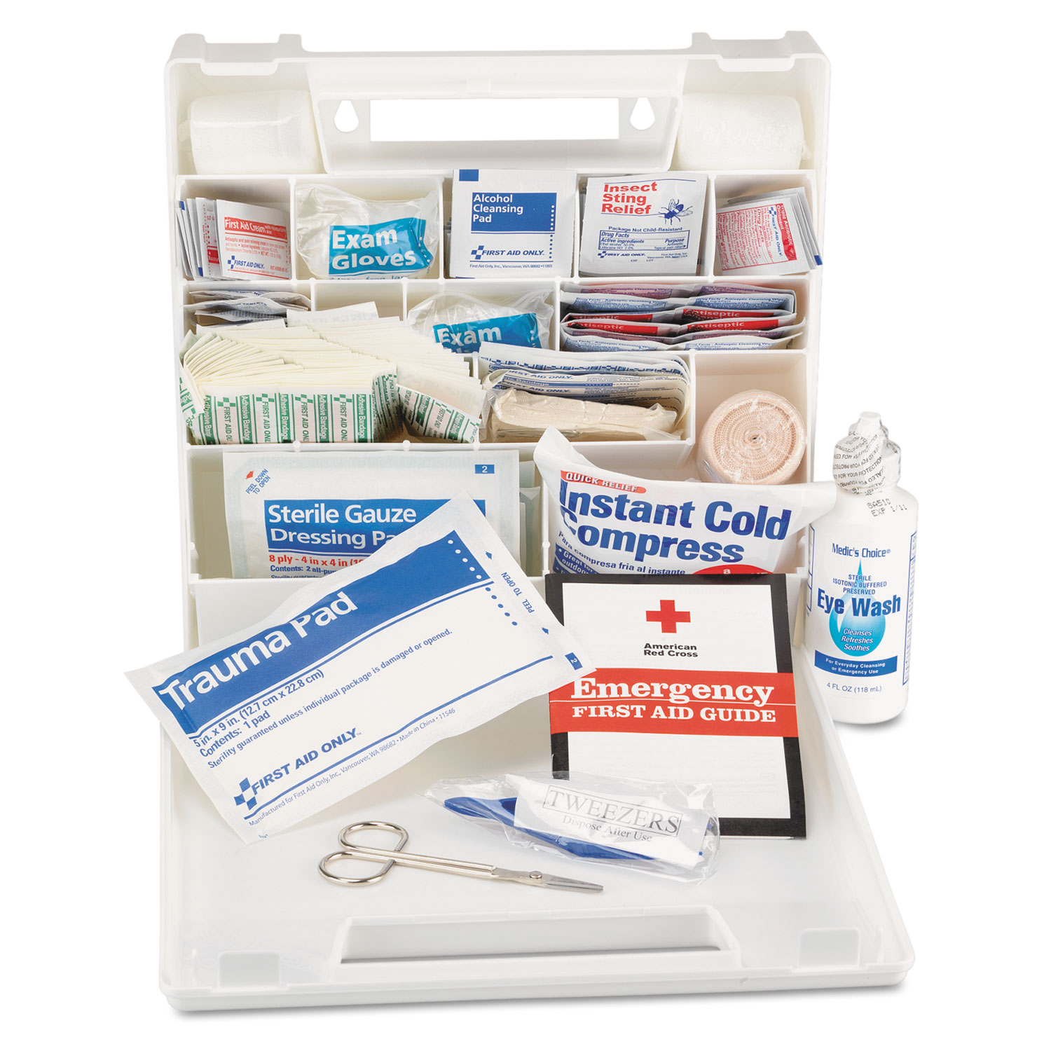  Impact IMP 7850 First Aid Kit for 50 People, 194-Pieces, Plastic Case (IMP7850) 