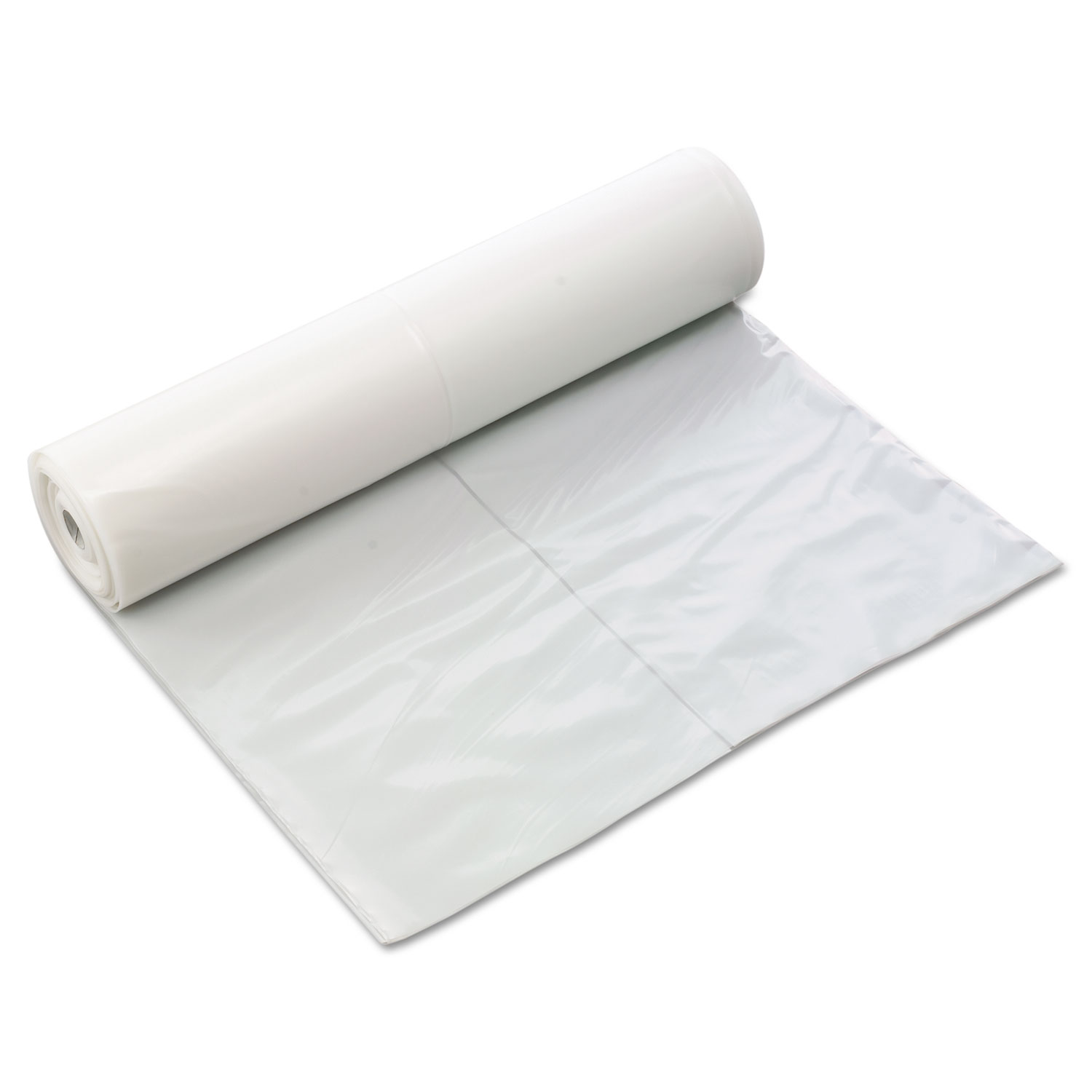 Poly-Cover Plastic Sheets, 6mil, 10 x 100, Clear