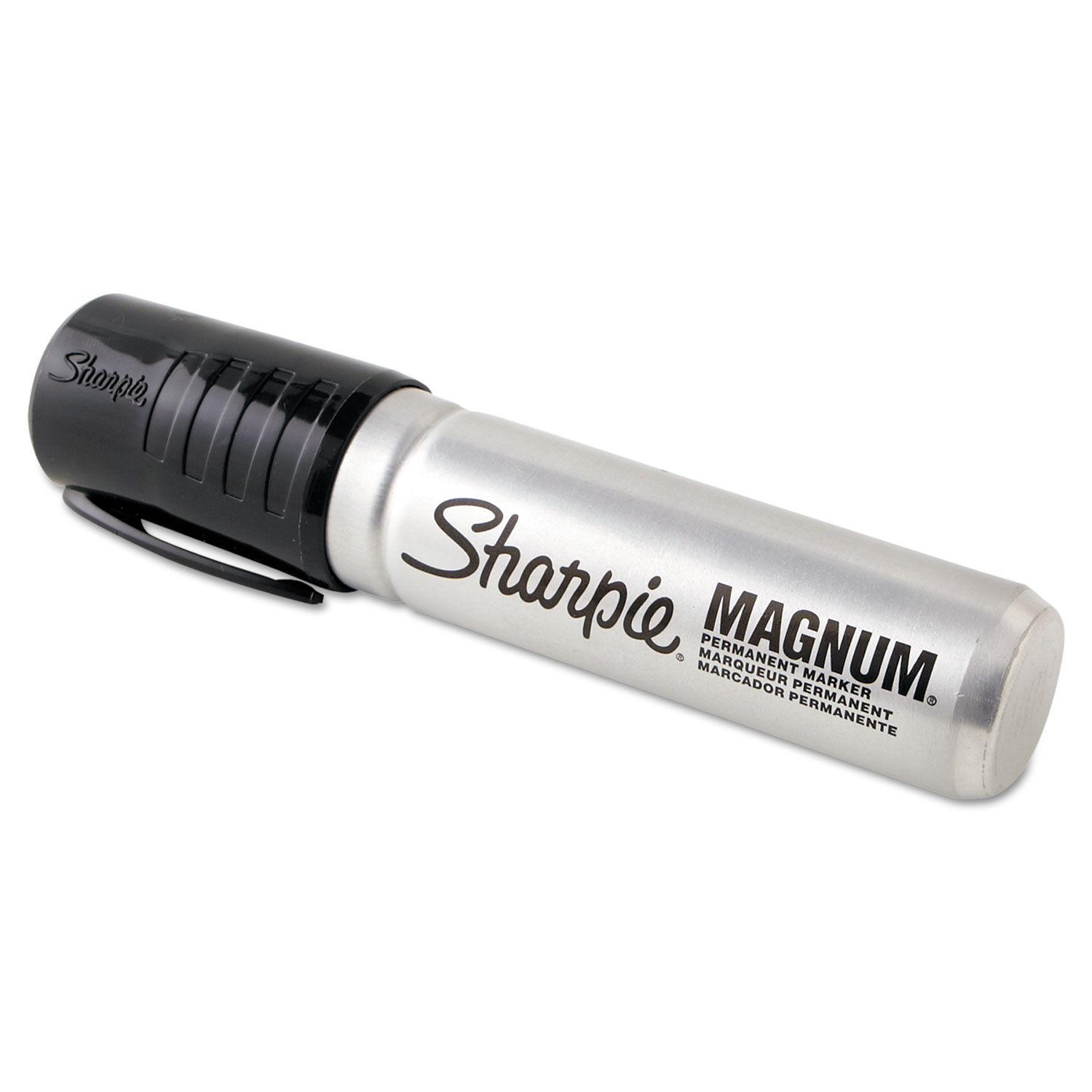  Sharpie 44001 Magnum Permanent Marker 44001, Broad Chisel Tip, Black, Dozen (SAN44001BX) 