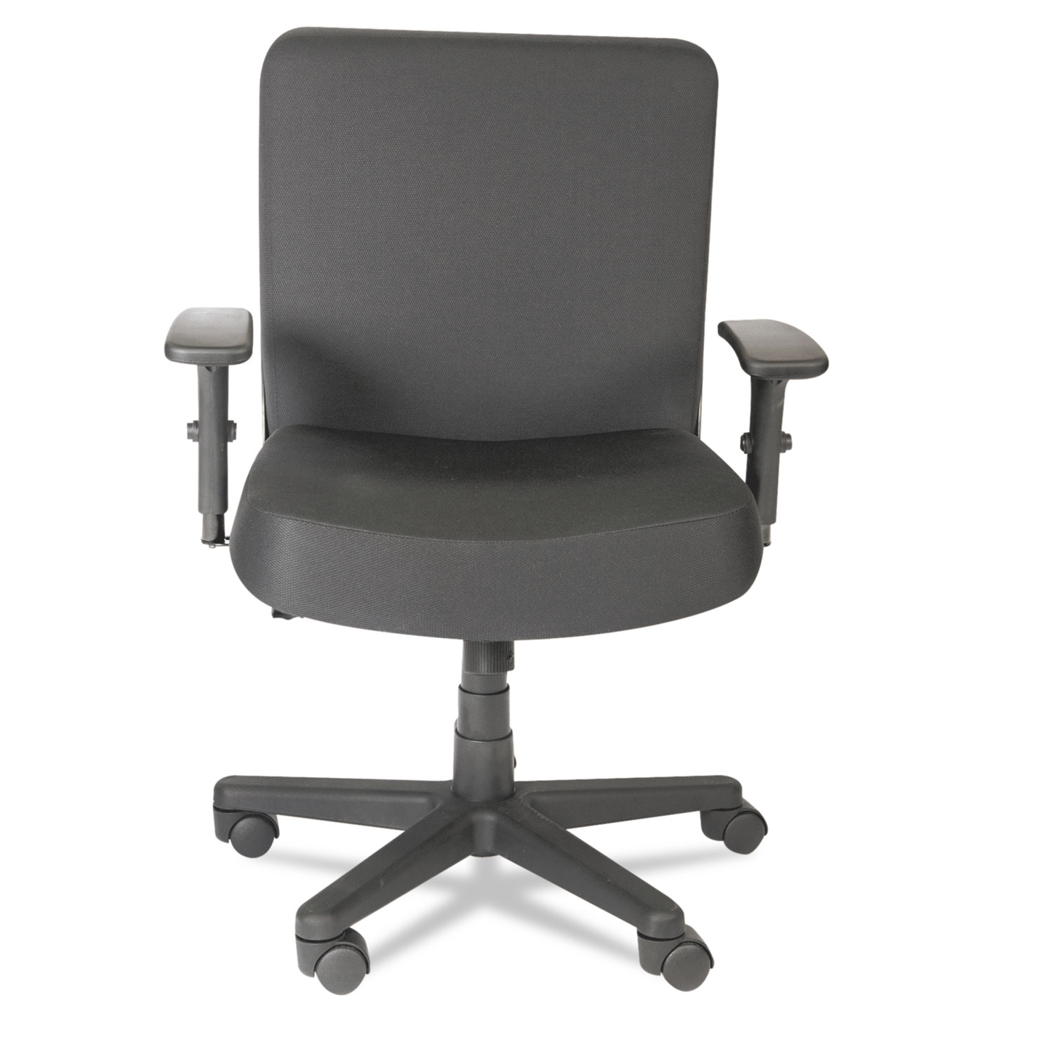 Alera XL Series Big & Tall Mid-Back Task Chair, Black