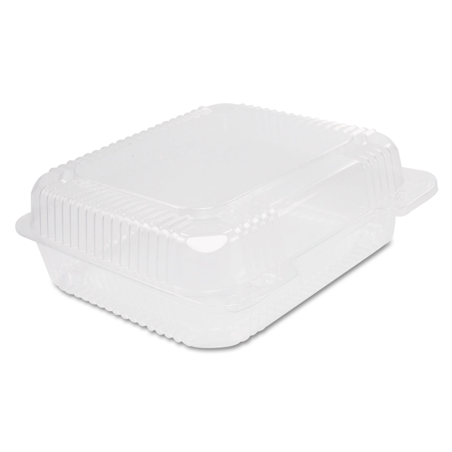 Dart Staylock Clear Hinged Container, Plastic, 8 3/10 x 7 4/5 x 3, 125 ...