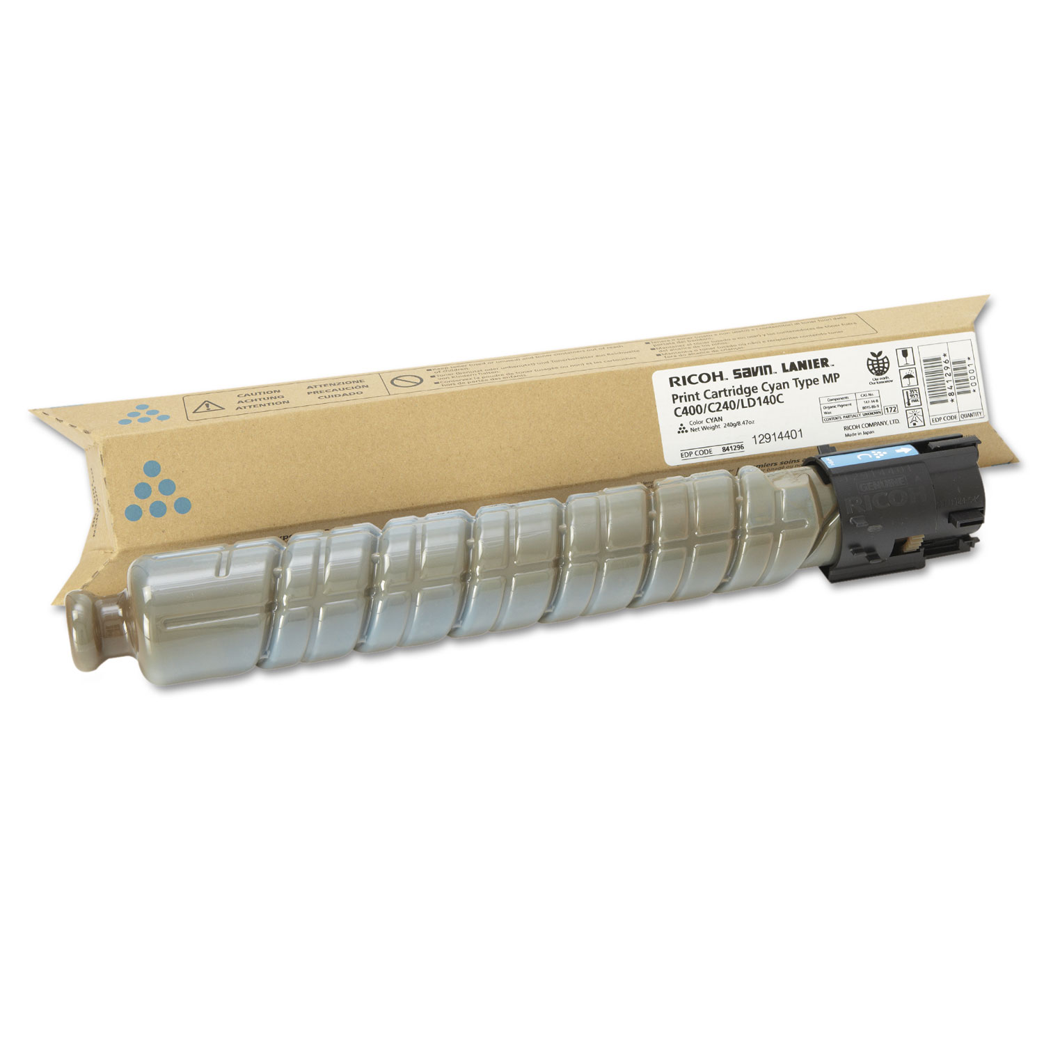 841296 Toner, 10000 Page-Yield, Cyan