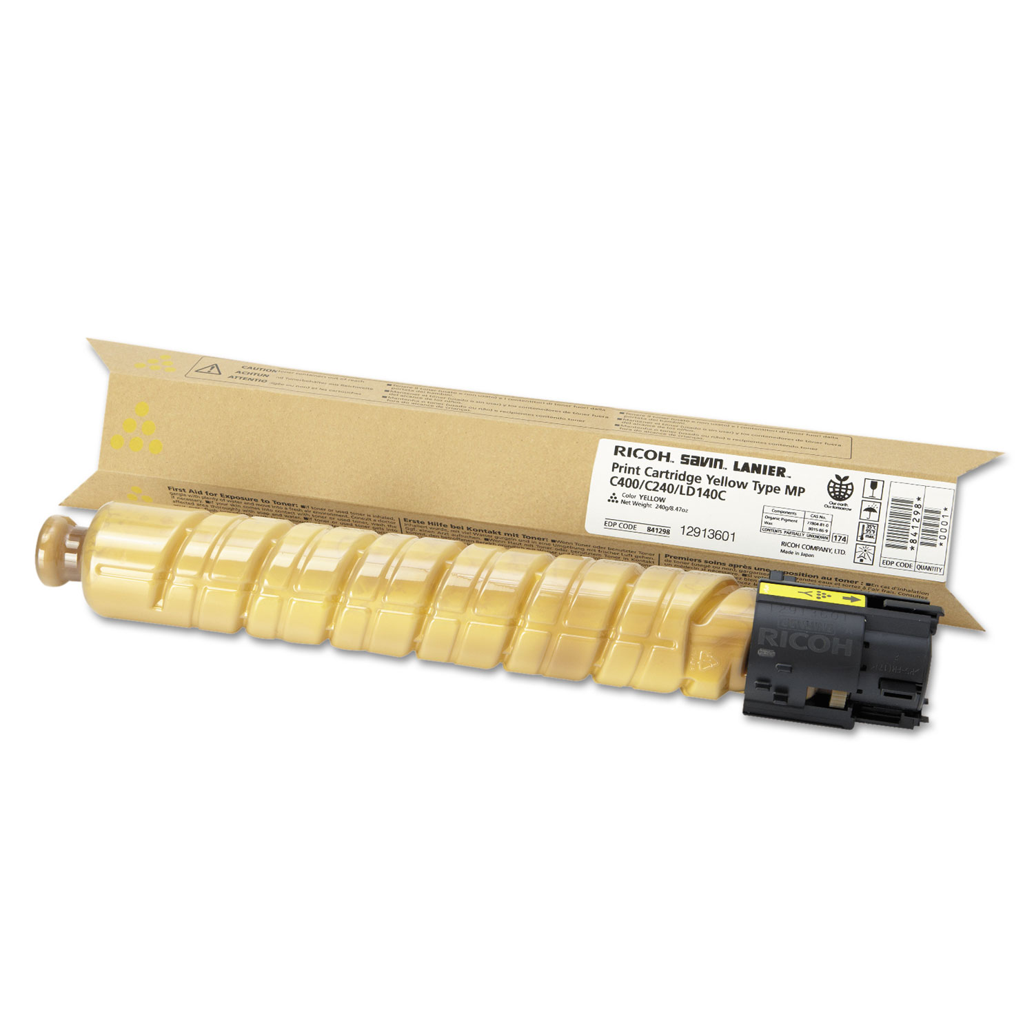 841298 Toner, 10000 Page-Yield, Yellow