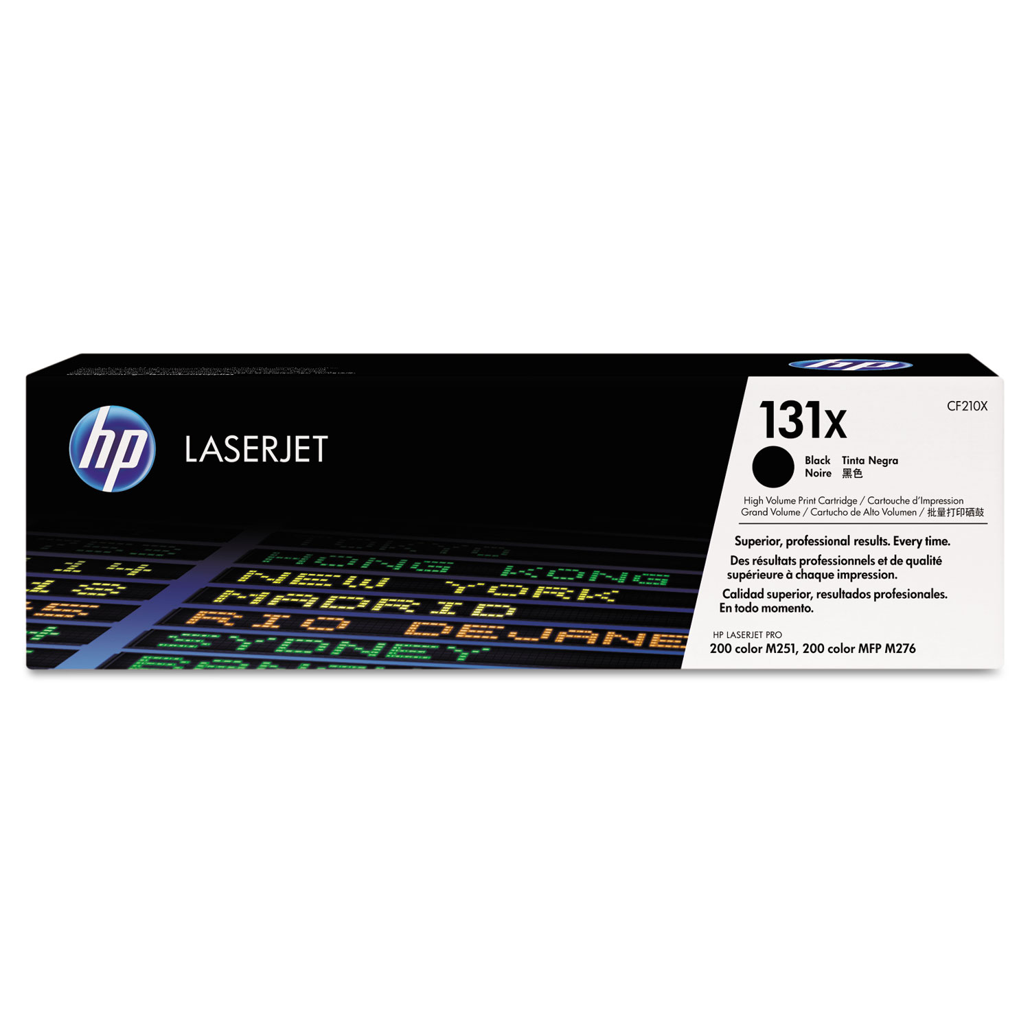  HP CF210X HP 131X, (CF210X) High Yield Black Original LaserJet Toner Cartridge (HEWCF210X) 