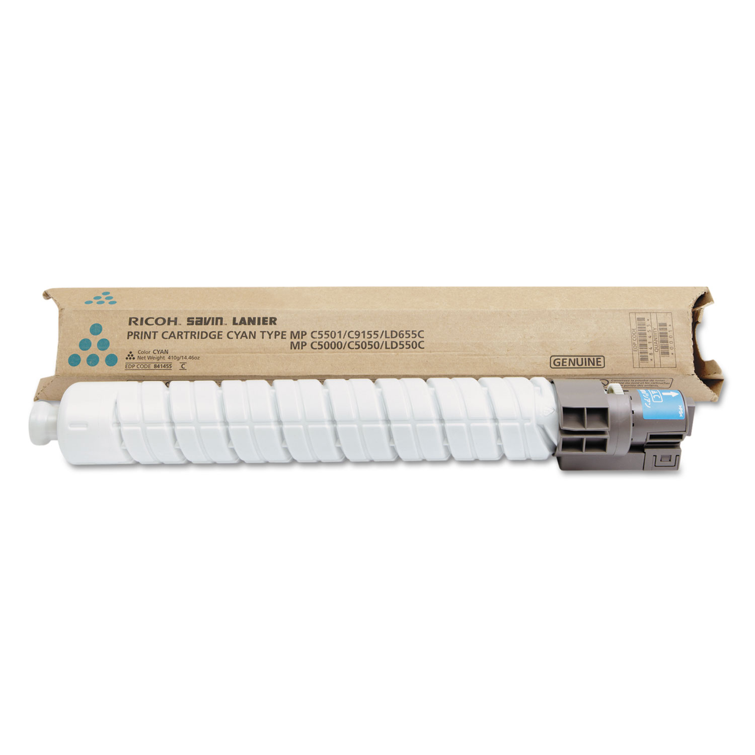 841287 Toner, 17,000 Page-Yield, Cyan