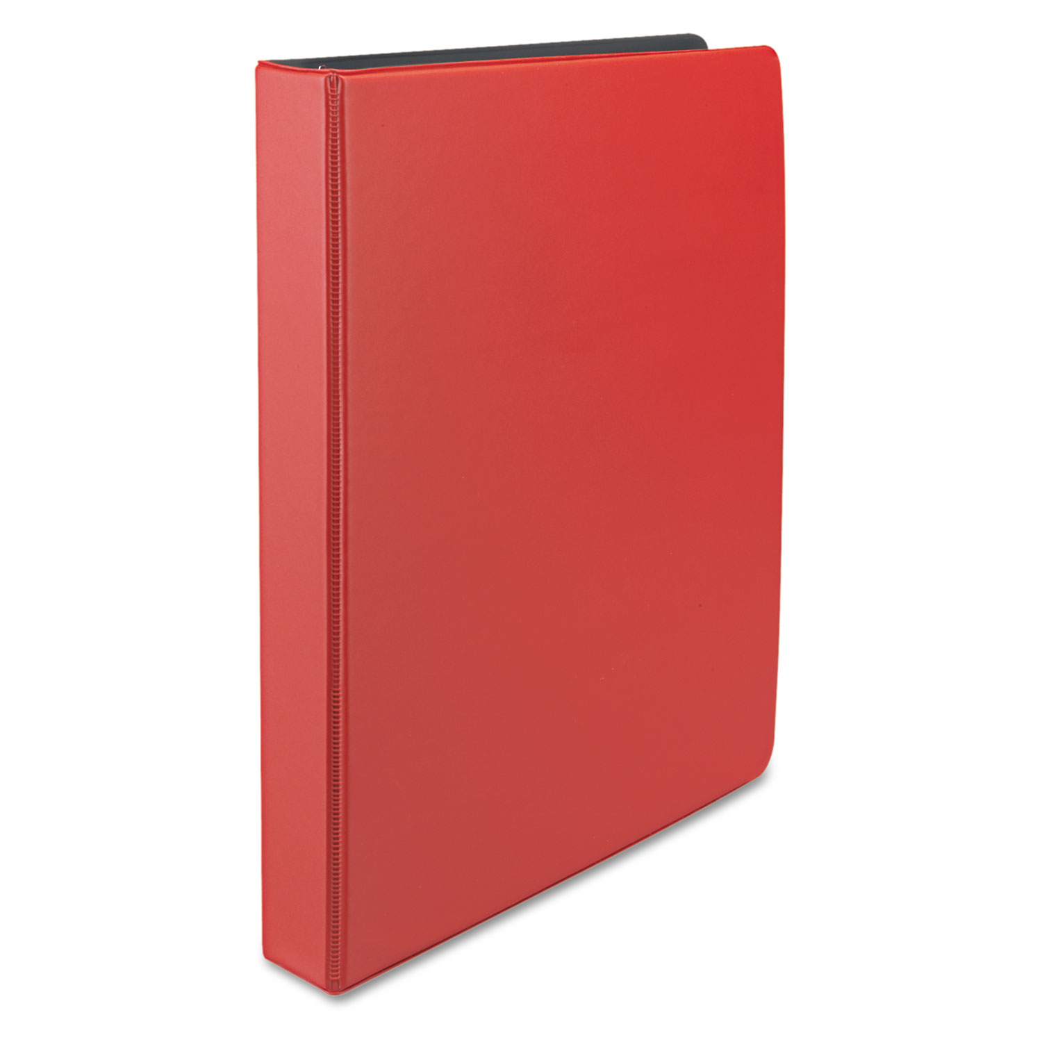 Economy Non-View Round Ring Binder, 1 Capacity, Red