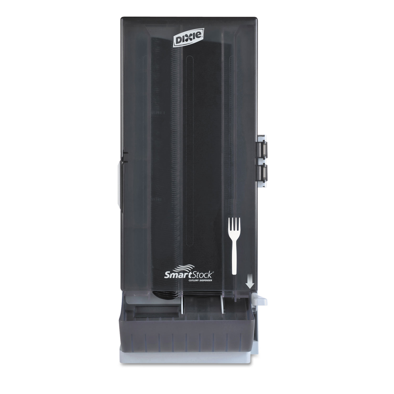  Dixie SSFD120 SmartStock Mediumweight Polystyrene Dispenser, Fork, 10 x 8 25/32 x 24 3/4 (DXESSFD120) 