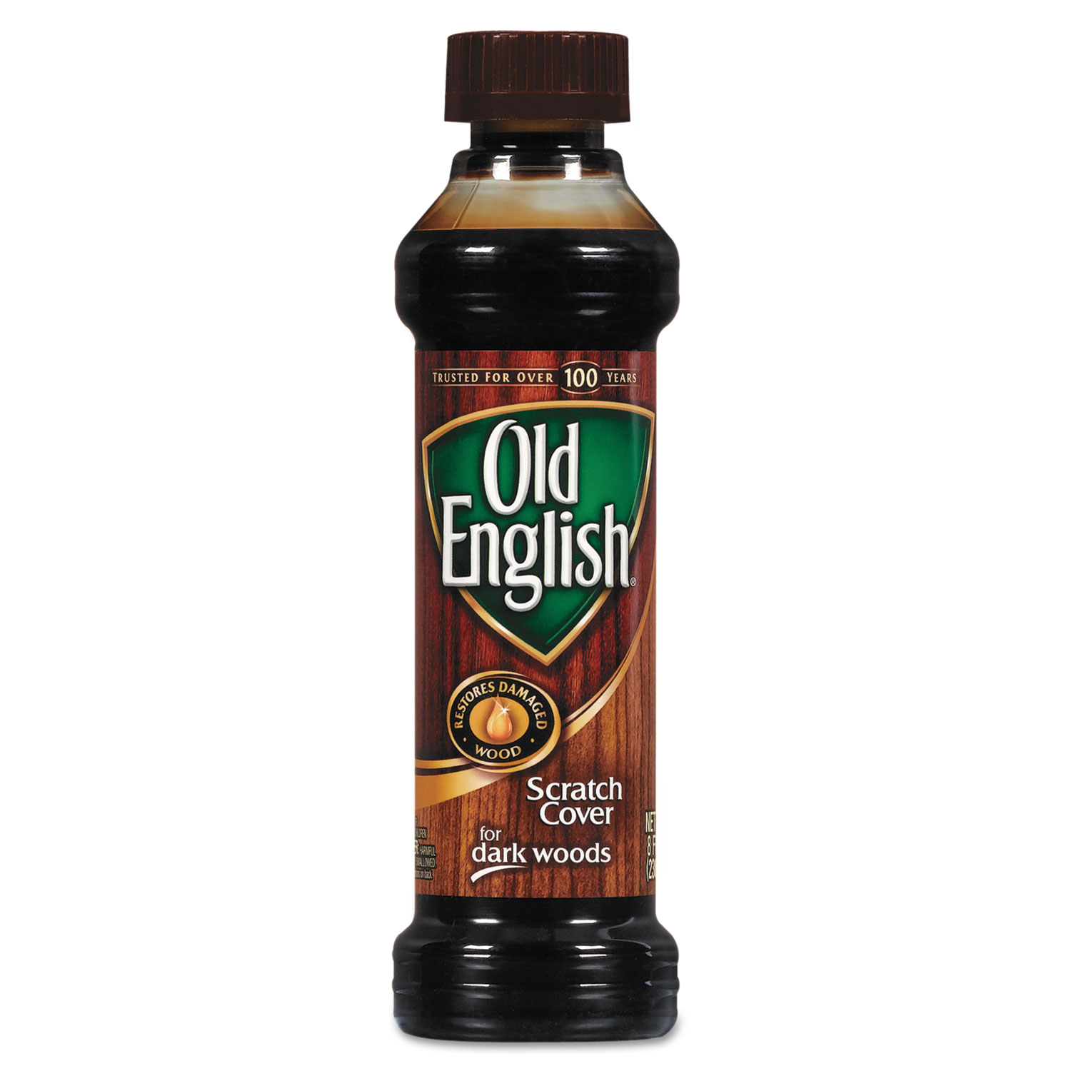  OLD ENGLISH 62338-75144 Furniture Scratch Cover, For Dark Woods, 8oz Bottle (RAC75144CT) 