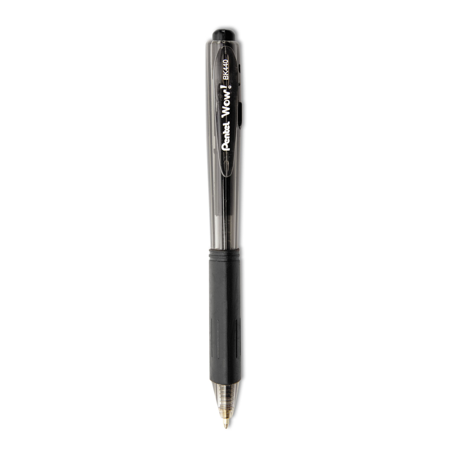 WOW! Retractable Ballpoint Pen Value Pack, Medium 1mm, Black Ink/Barrel, 36/Pack