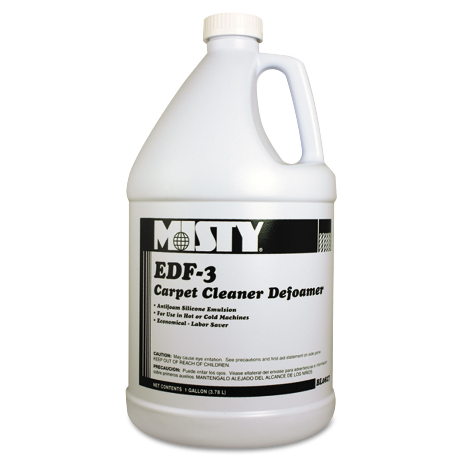  Misty 1038773 EDF-3 Carpet Cleaner Defoamer, 1 gal. Bottle, 4/Carton (AMR1038773) 