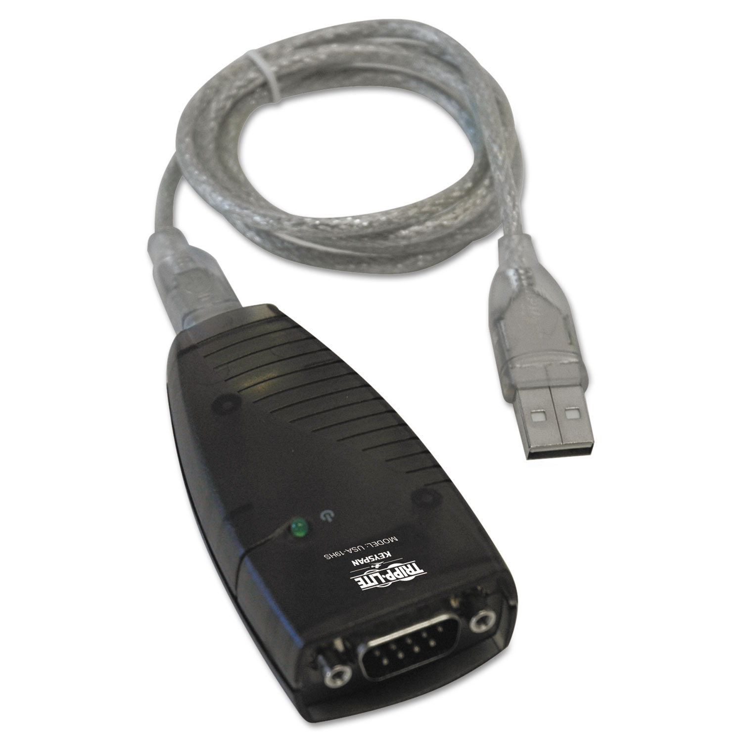 Tripp Lite USA-19HS USB-A to Serial Adapter (DB9), Keyspan, High-Speed (M/M), Detachable Cable, TAA (TRPUSA19HS) 