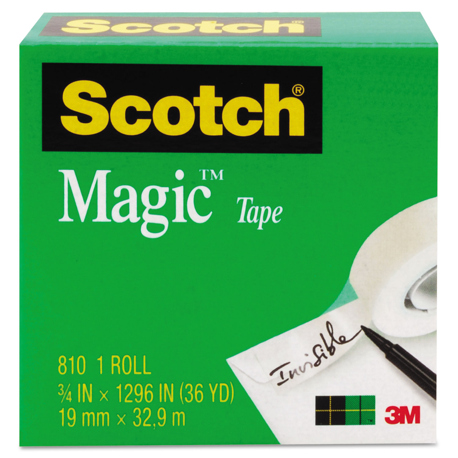 Magic Tape Refill, 3/4 x 1296, 1 Core, Clear