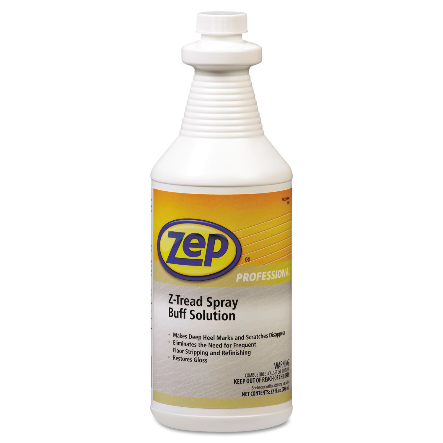  Zep Professional 1041424 Z-Tread Buff-Solution Spray, Neutral, 1qt Bottle (ZPP1041424) 