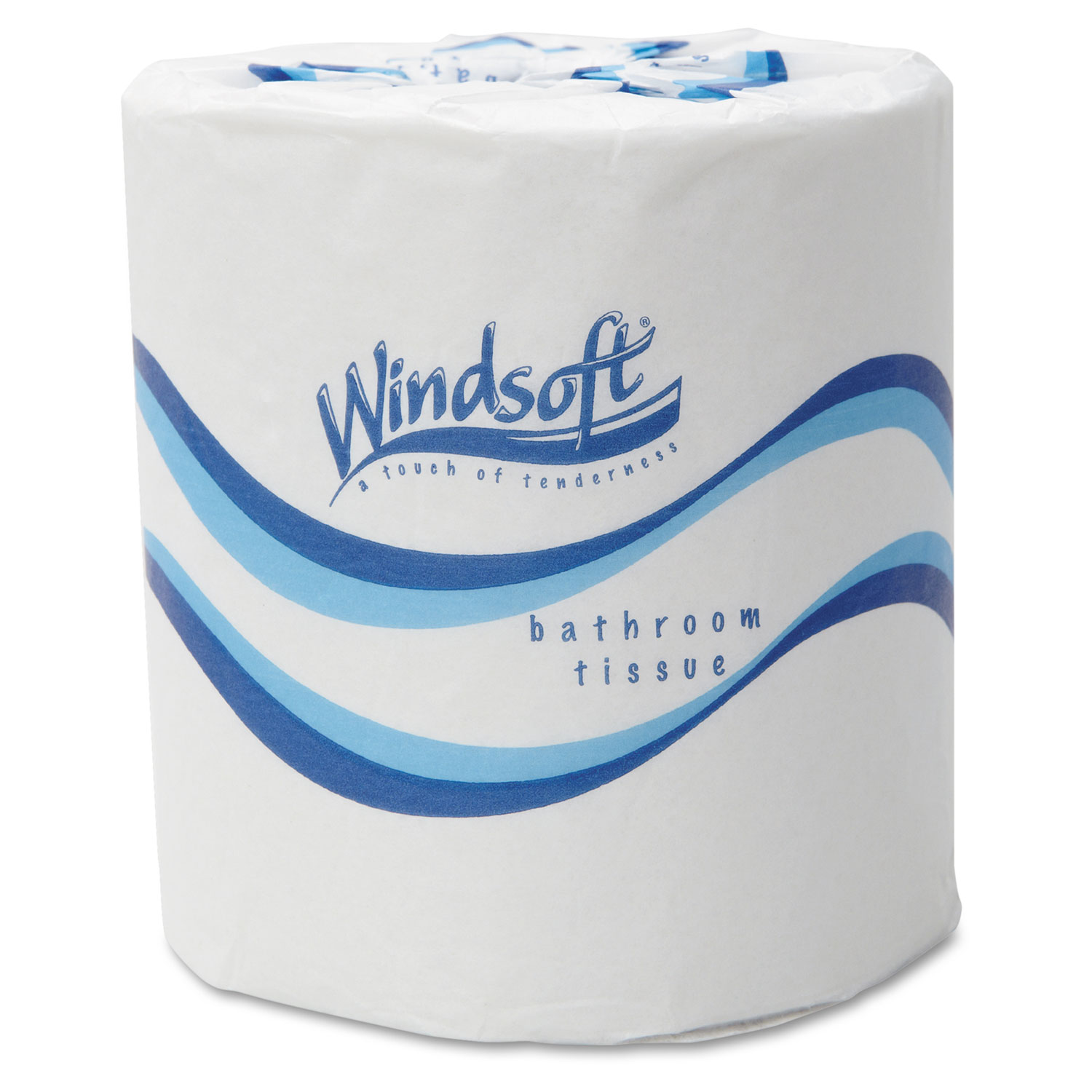  Windsoft WIN2405 Bath Tissue, Septic Safe, 2-Ply, White, 4.5 x 3, 500 Sheets/Roll, 48 Rolls/Carton (WIN2405) 